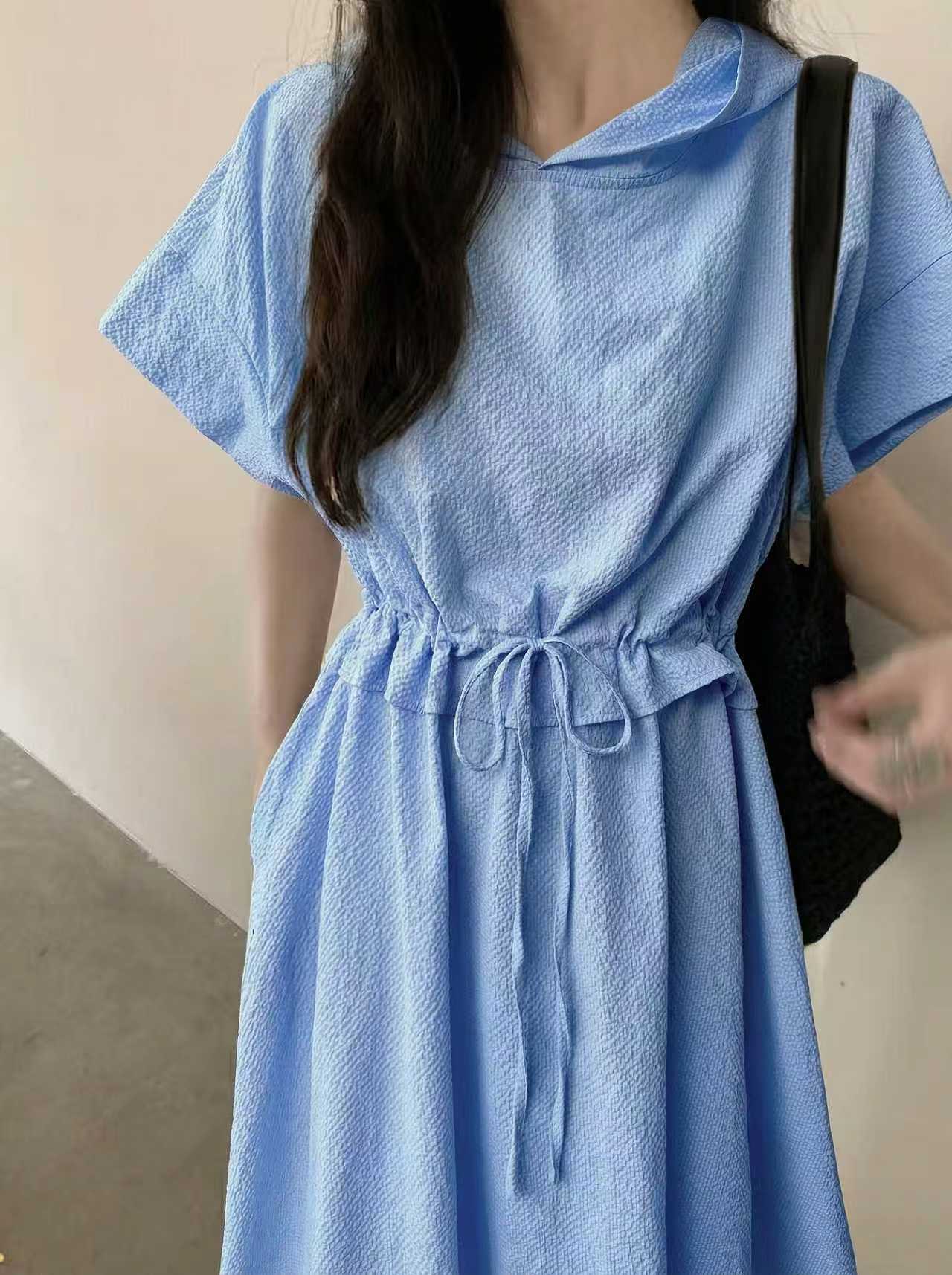 Breezy Harbor Hood Dress - 브리지 하버 후드 원피스