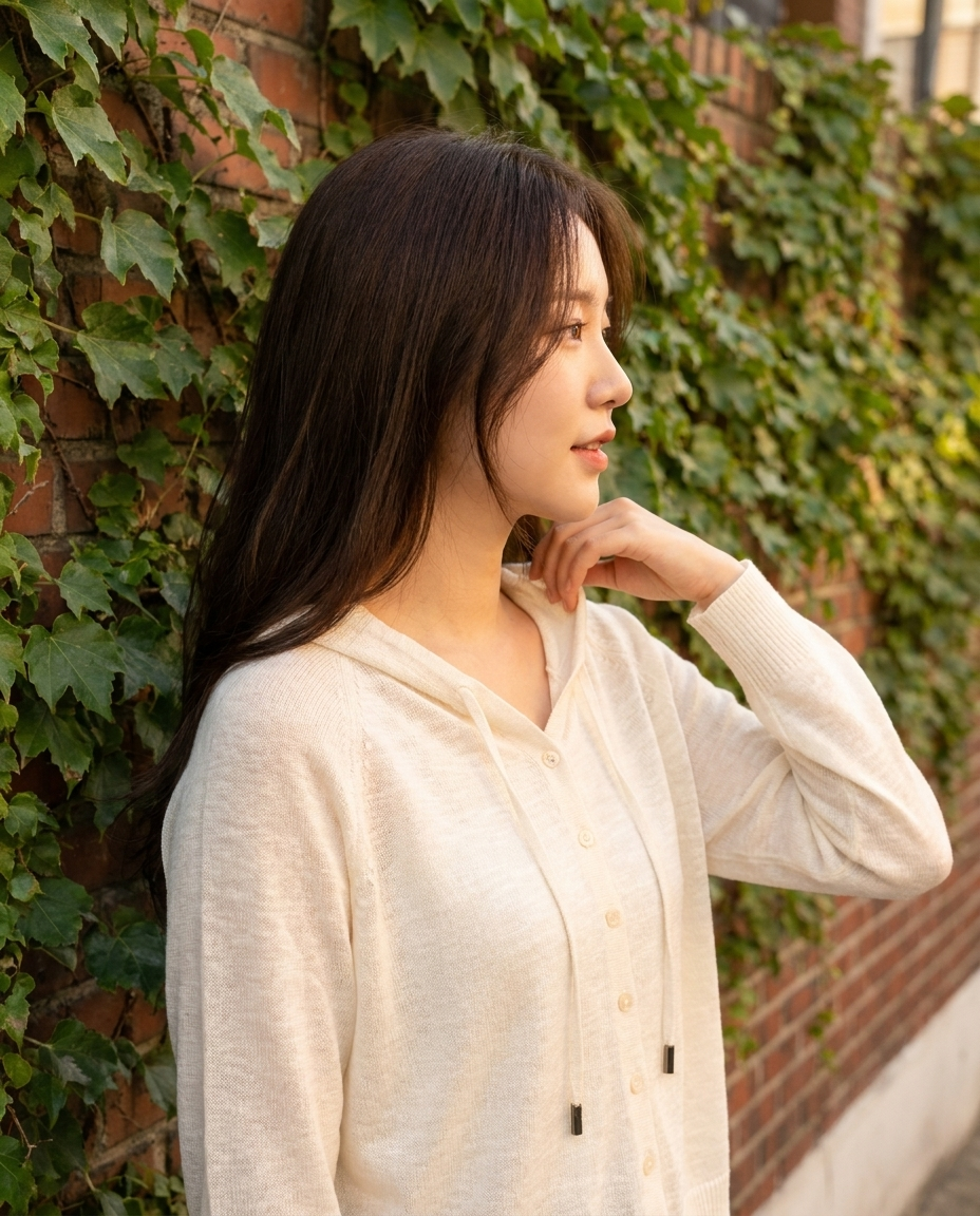 Premium Linen Touch Cardigan - 프리미엄 린넨 터치 가디건
