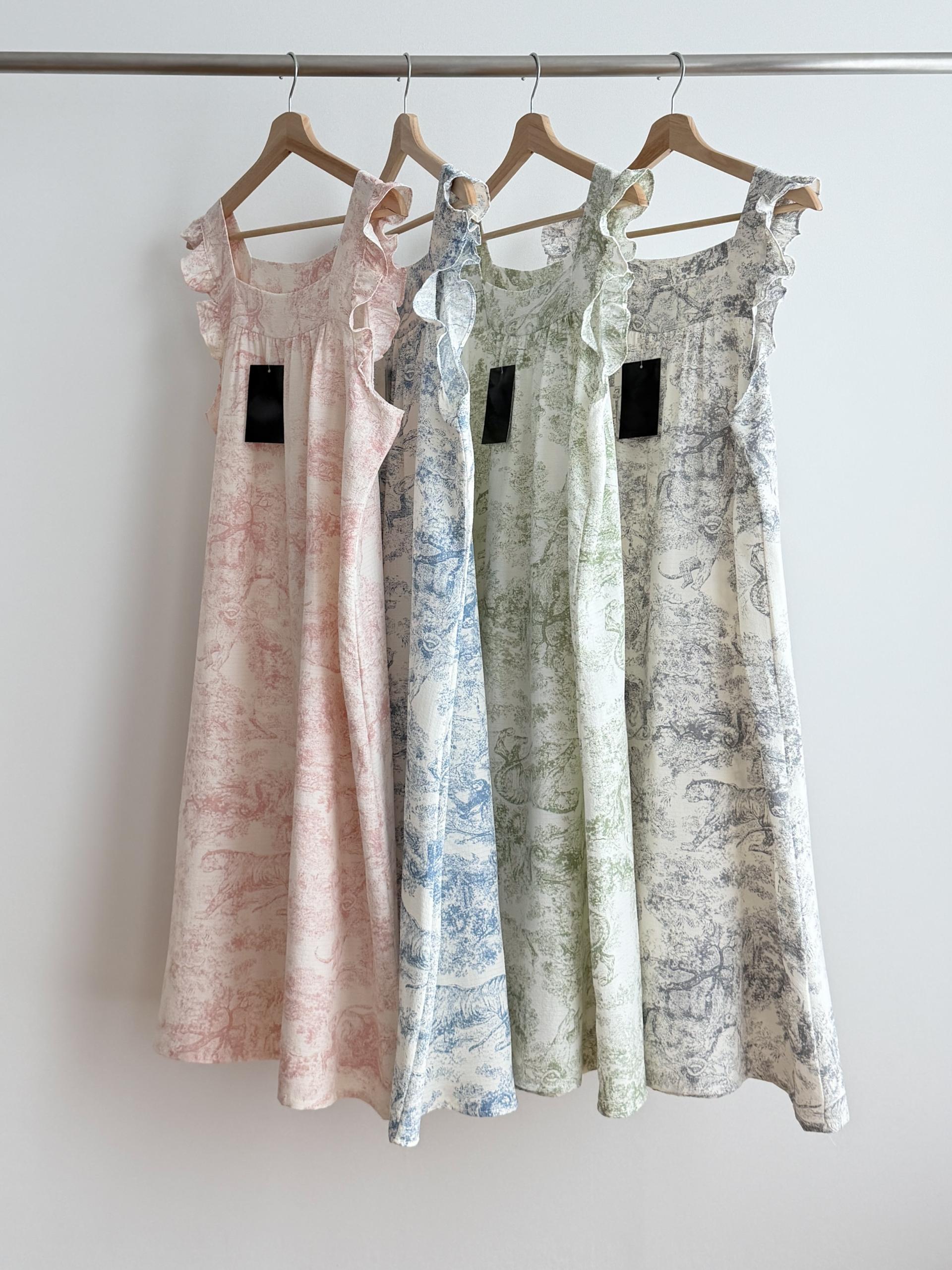 Toile Whisper Maxi Dress - 뜨왈 위스퍼 맥시 드레스