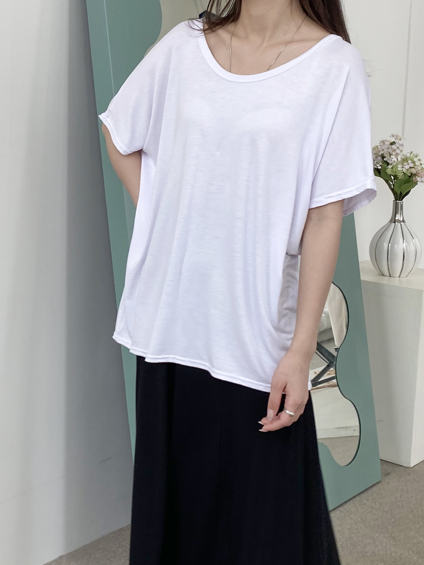 Airy Crossback Lounge Tee - 에어리 크로스백 라운지 티