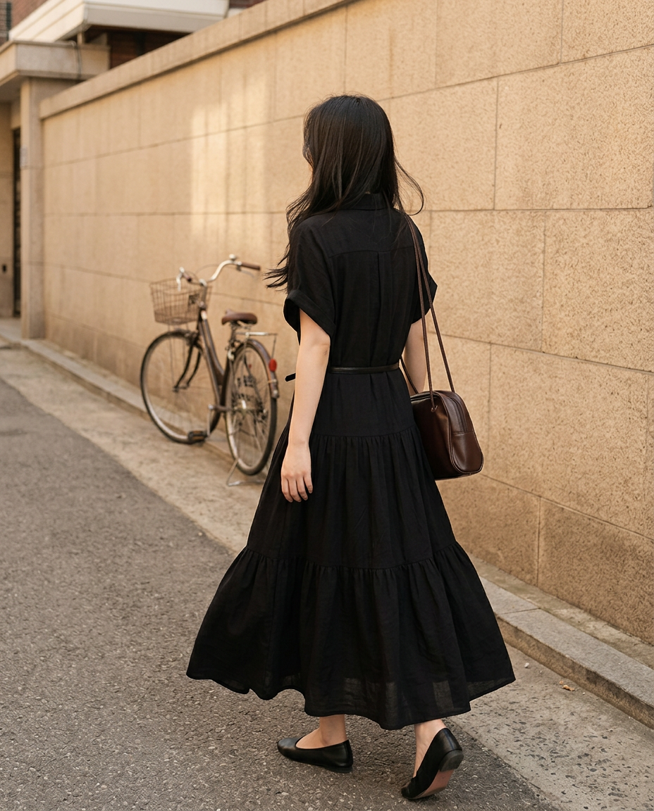Everyday Grace Shirt Dress - 에브리데이 그레이스 셔츠 원피스