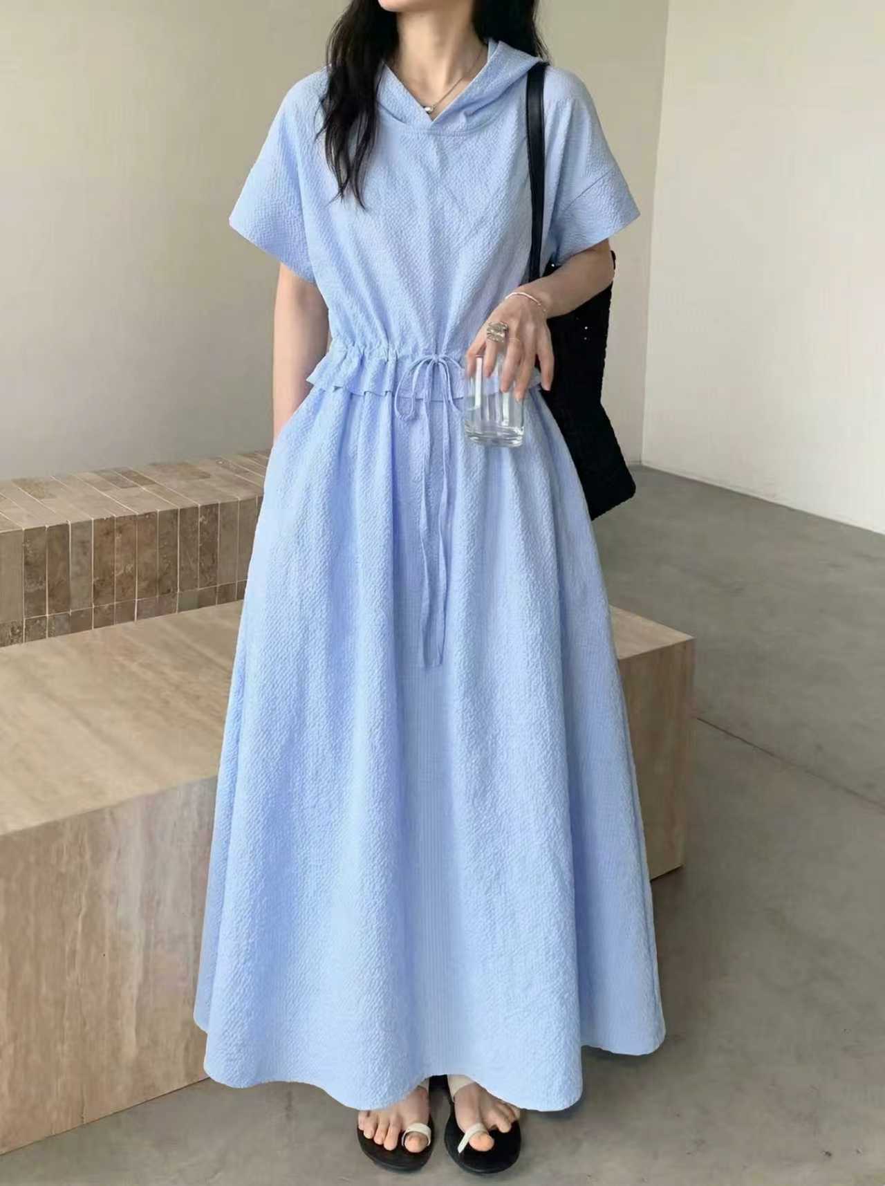 Breezy Harbor Hood Dress - 브리지 하버 후드 원피스