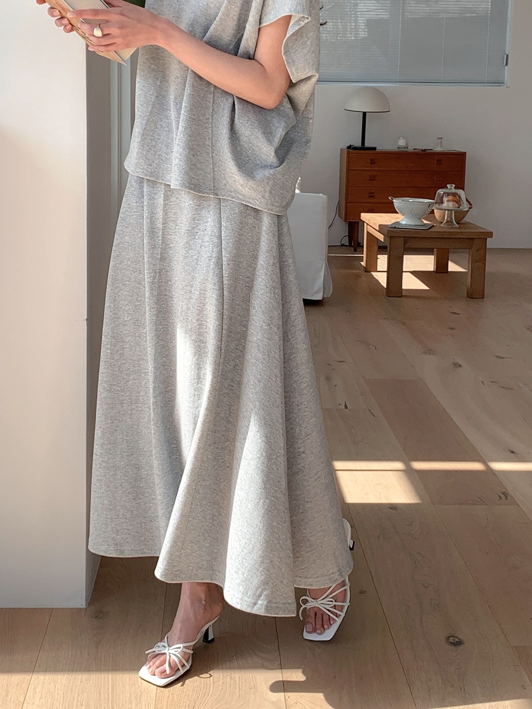 Daily Flare Two Piece Set - 데일리 플레어 투피스 세