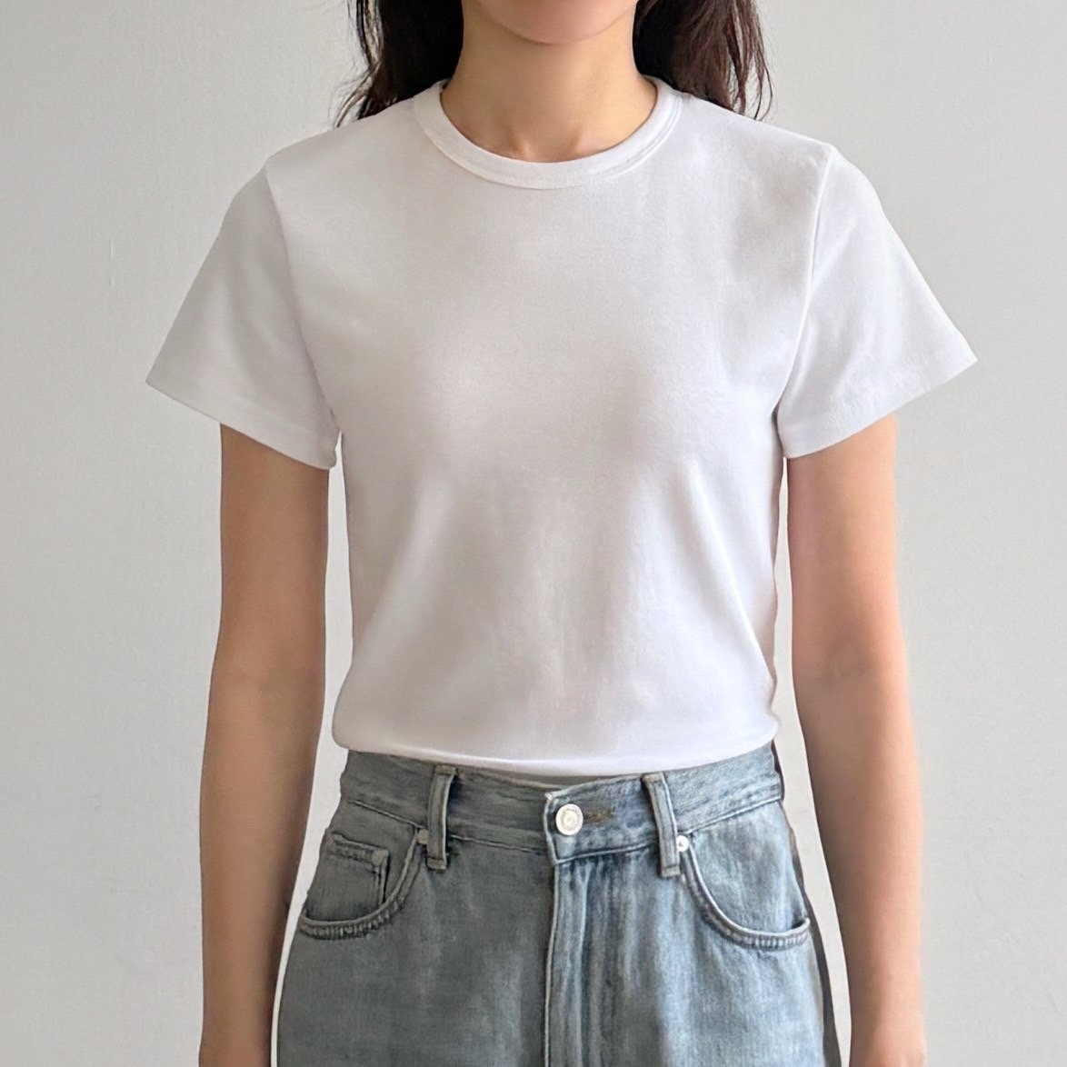 Modern Basic Slim Tee-모던 베이직 슬림 티