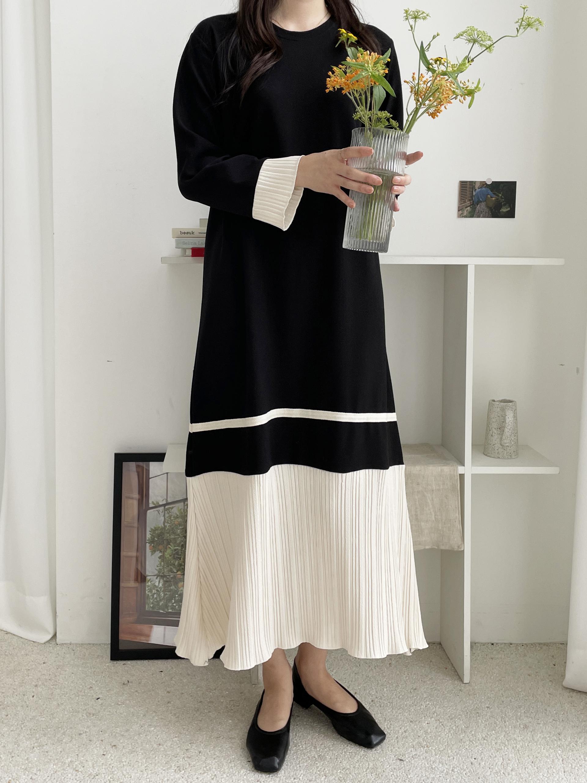 Classic Layered Dress - 클래식 레이어드 원피스