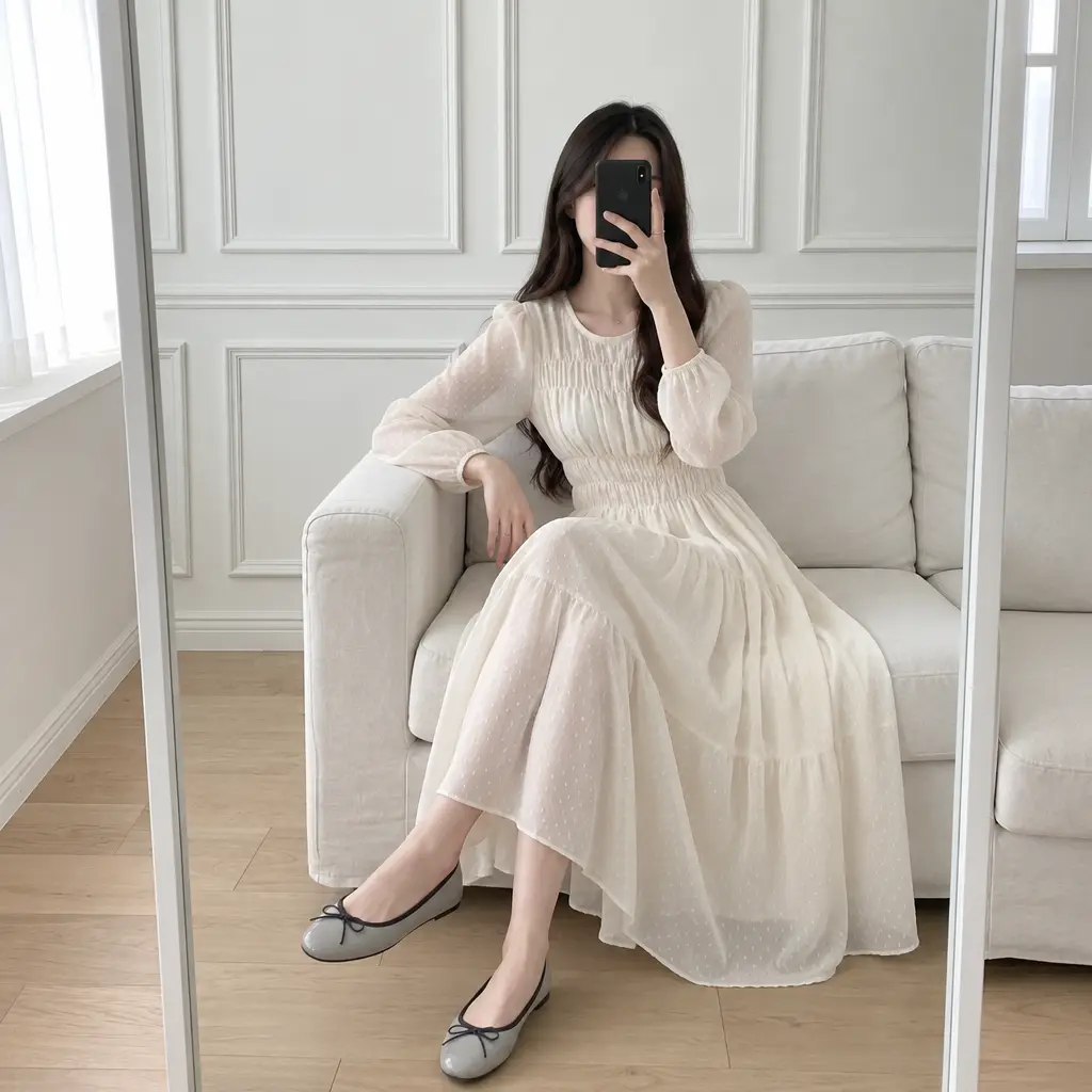 Mellow Dot Dress - 멜로우 도트 원피스