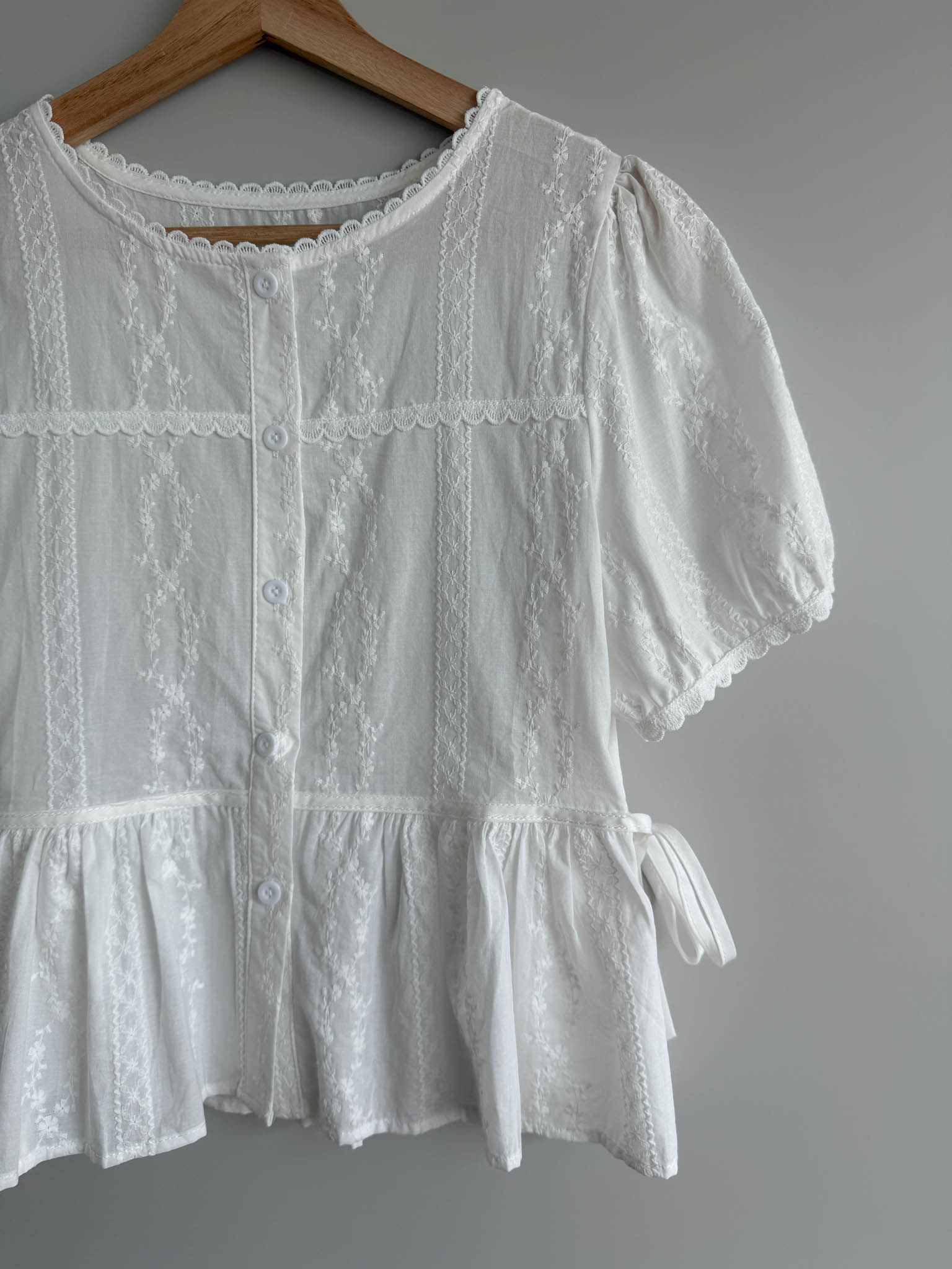 Sweet Lace Garden Blouse - 스위트 레이스 가든 블라우스