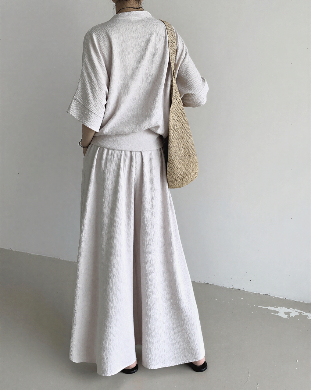 Cozy Flow Pleated Lounge Set - 코지 플로우 플리츠 라운지 세트