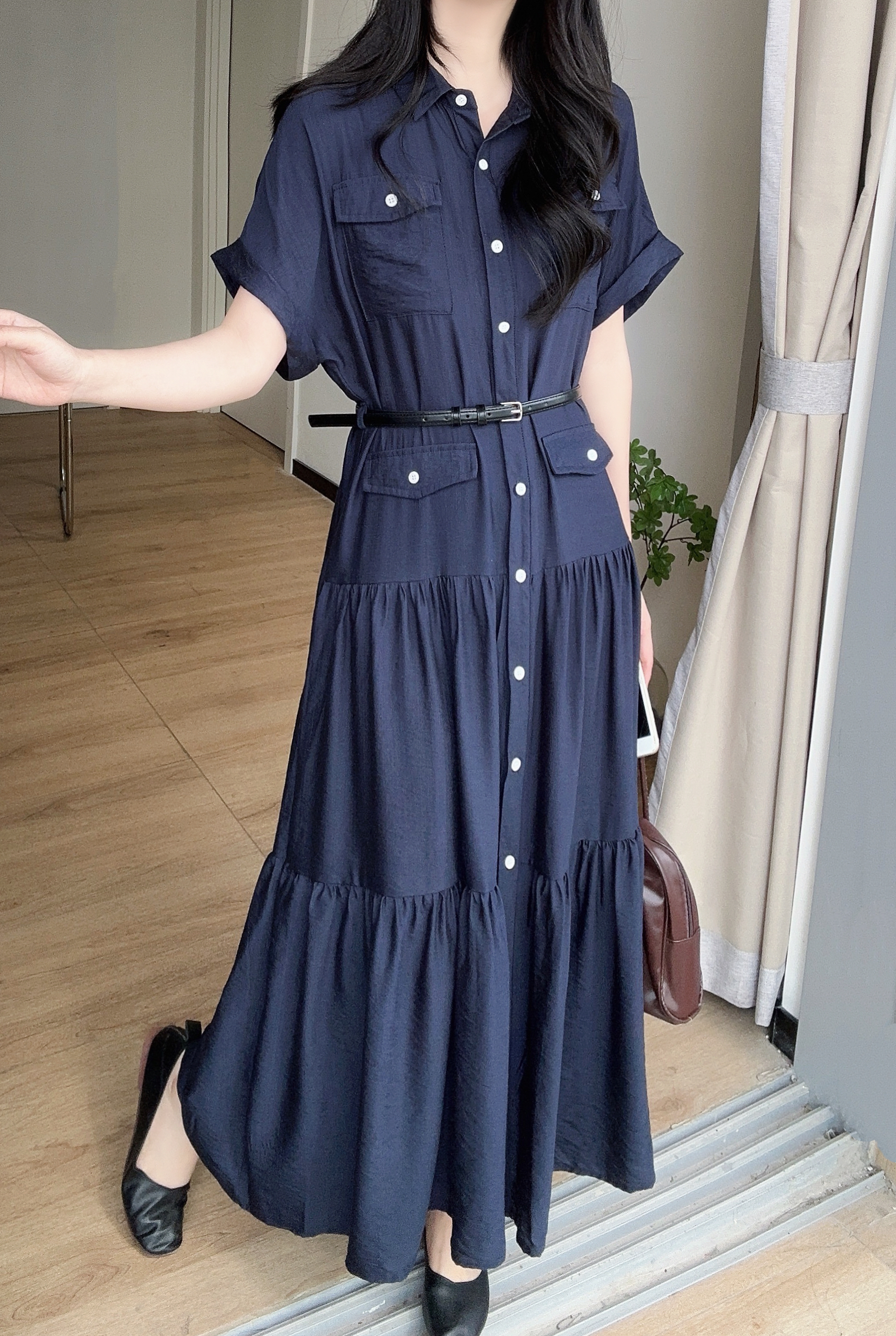Everyday Grace Shirt Dress - 에브리데이 그레이스 셔츠 원피스