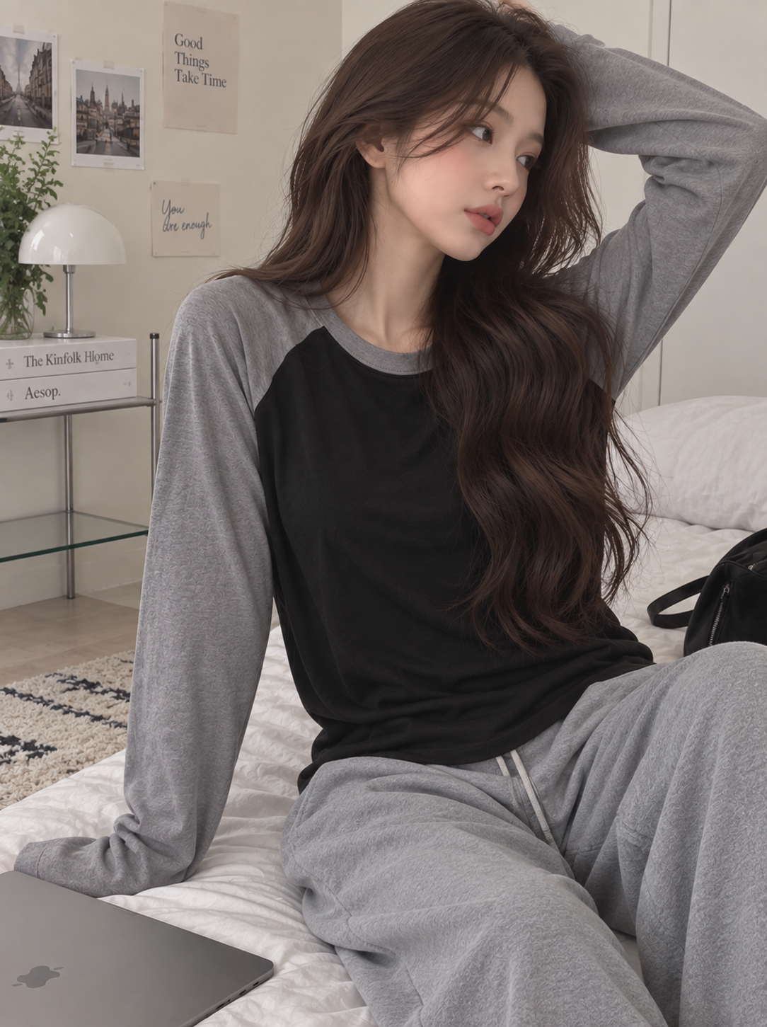 Cozy Raglan Tee - 코지 나그랑 티