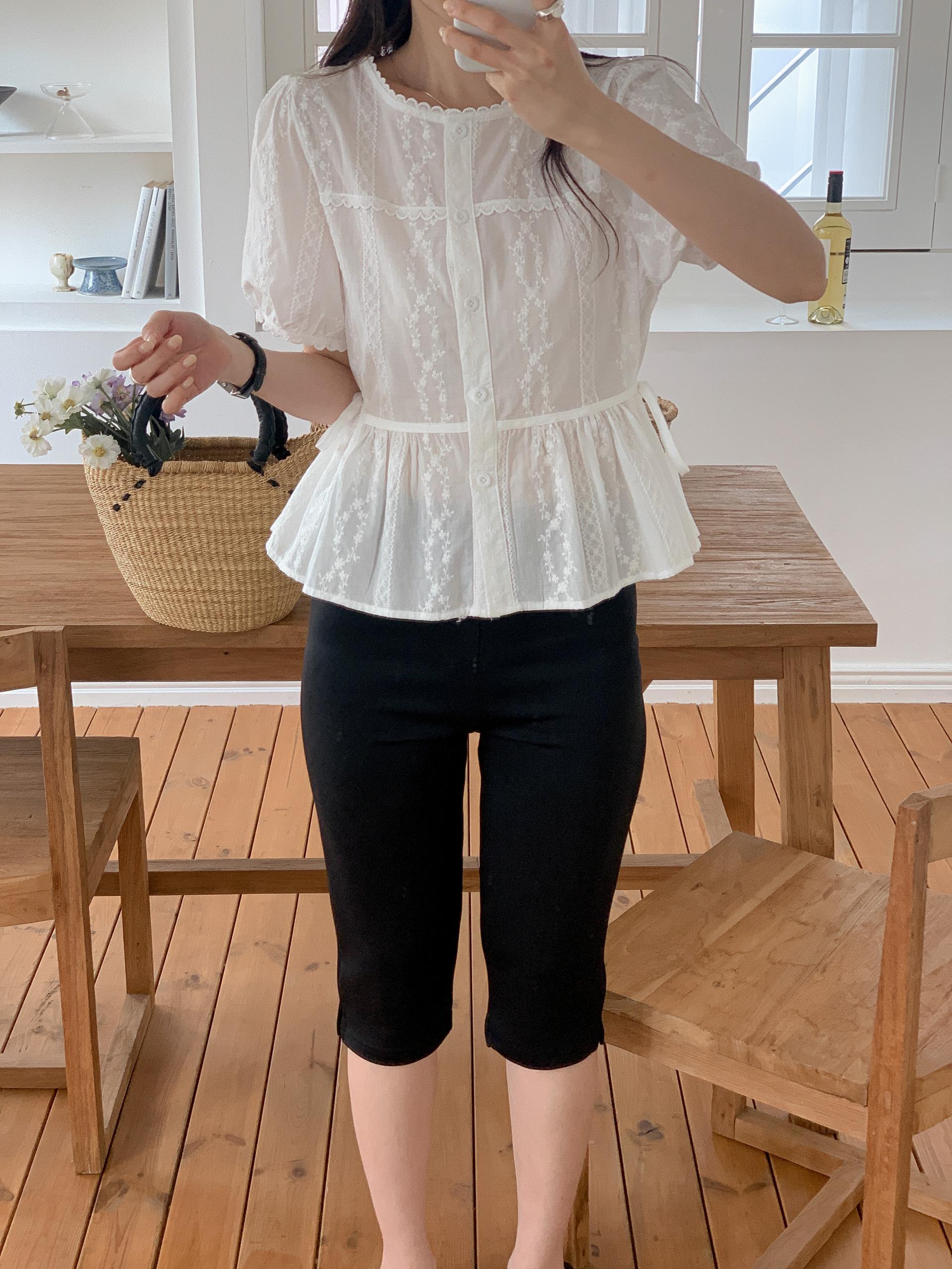 Sweet Lace Garden Blouse - 스위트 레이스 가든 블라우스