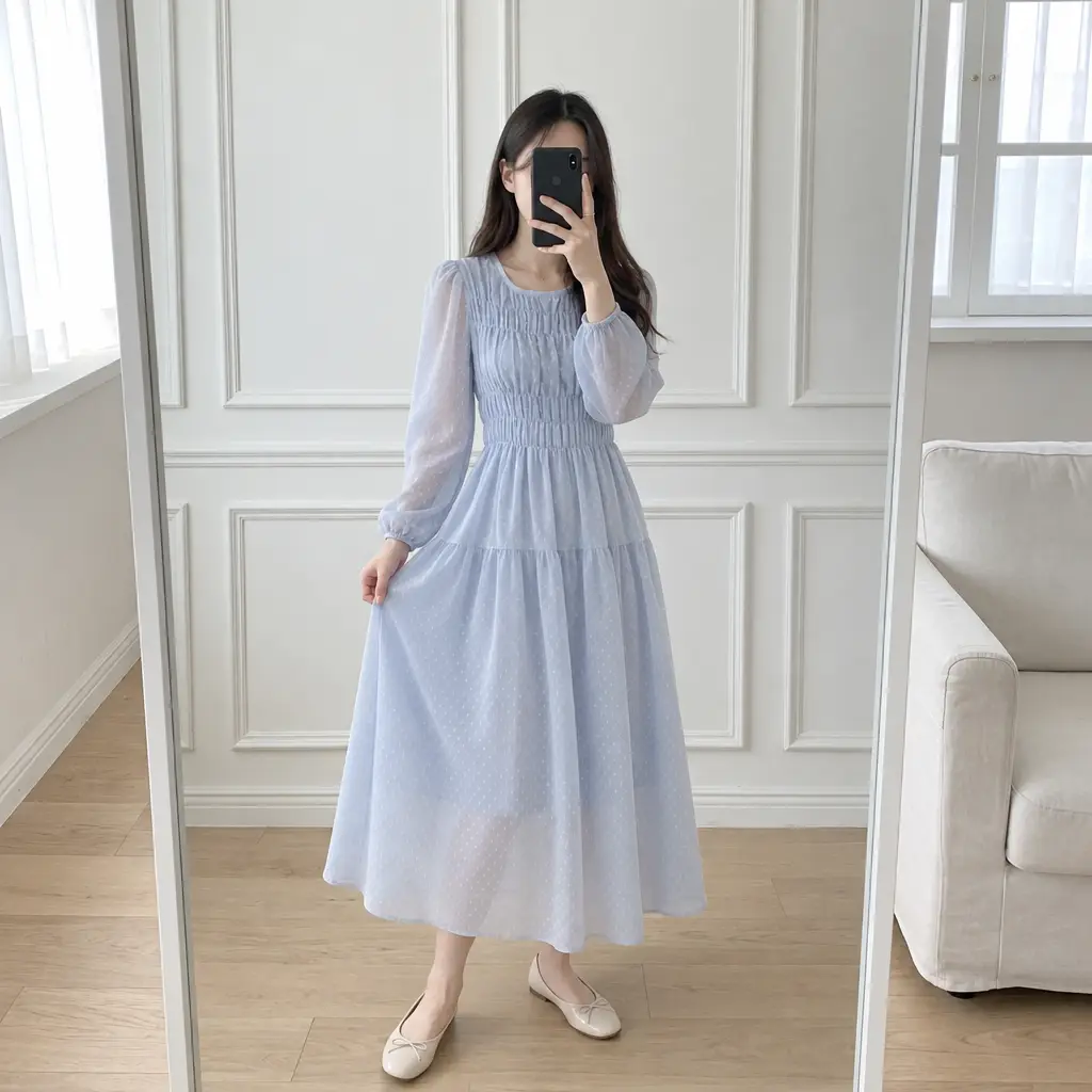 Mellow Dot Dress - 멜로우 도트 원피스