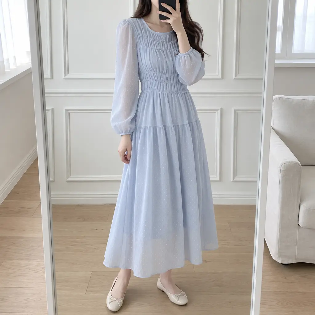 Mellow Dot Dress - 멜로우 도트 원피스