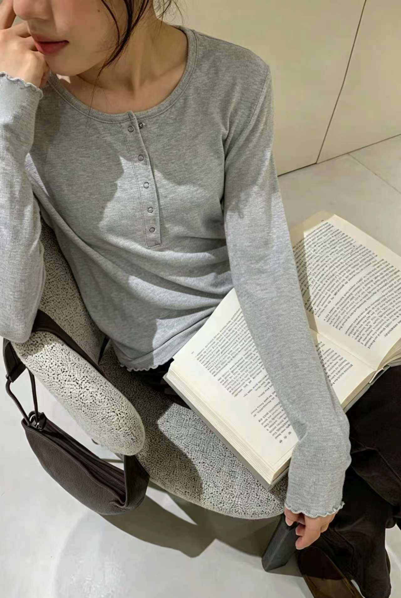 Daily Henley Tee - 데일리 헨리 티셔츠