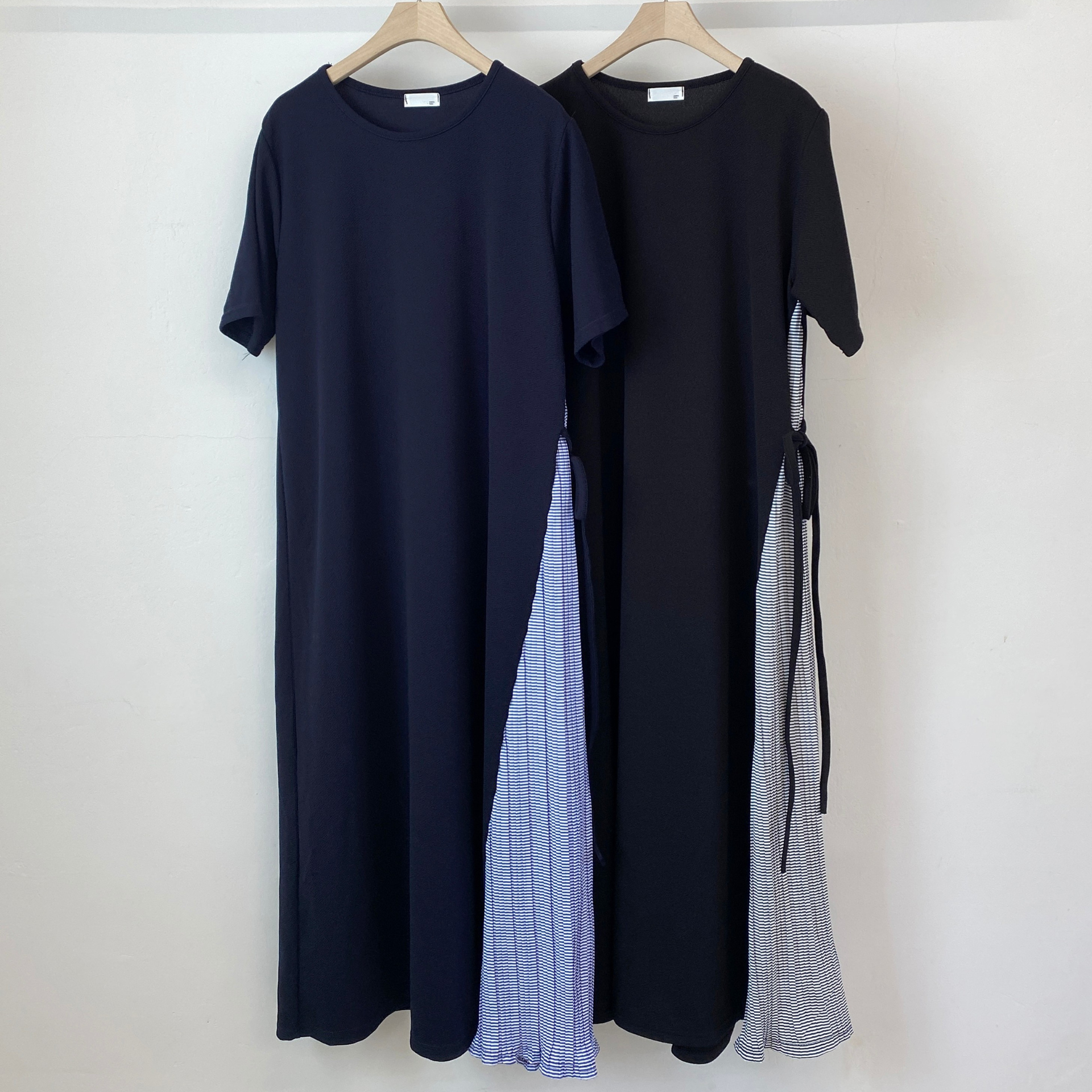 Breezy Ribbon Pleats Dress - 브리지 리본 플리츠 원피스