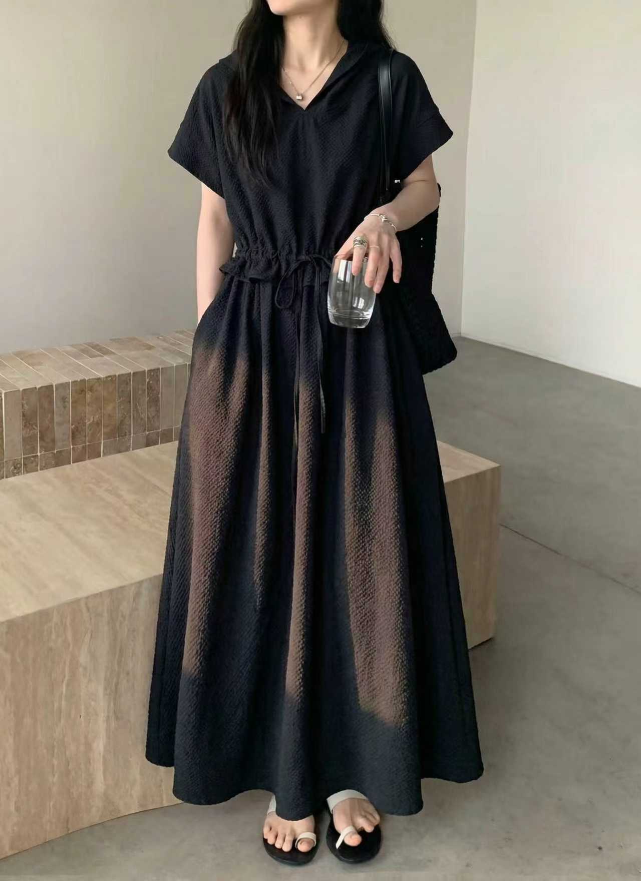 Breezy Harbor Hood Dress - 브리지 하버 후드 원피스