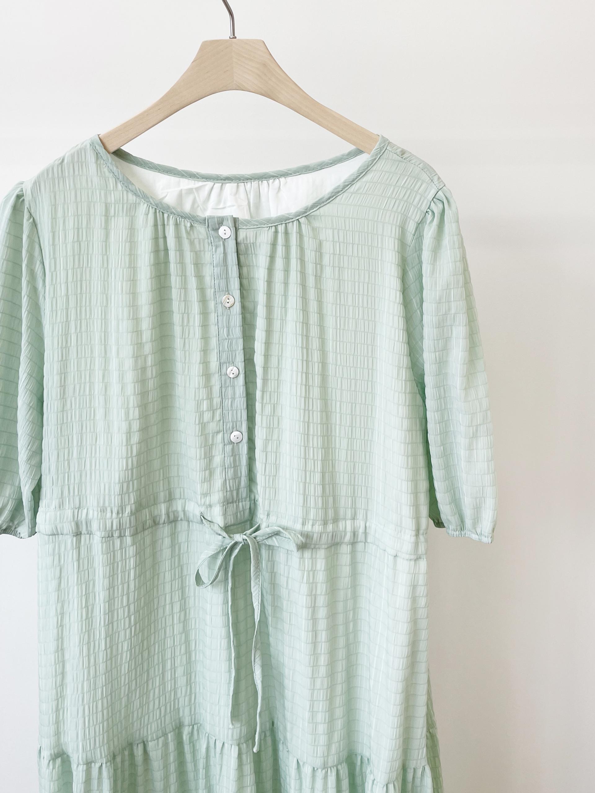 Romantic Button Long Dress - 로맨틱 버튼 롱 원피스
