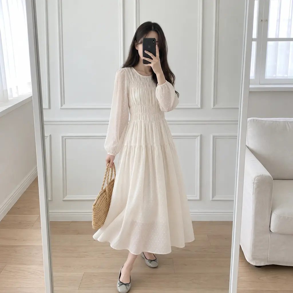 Mellow Dot Dress - 멜로우 도트 원피스
