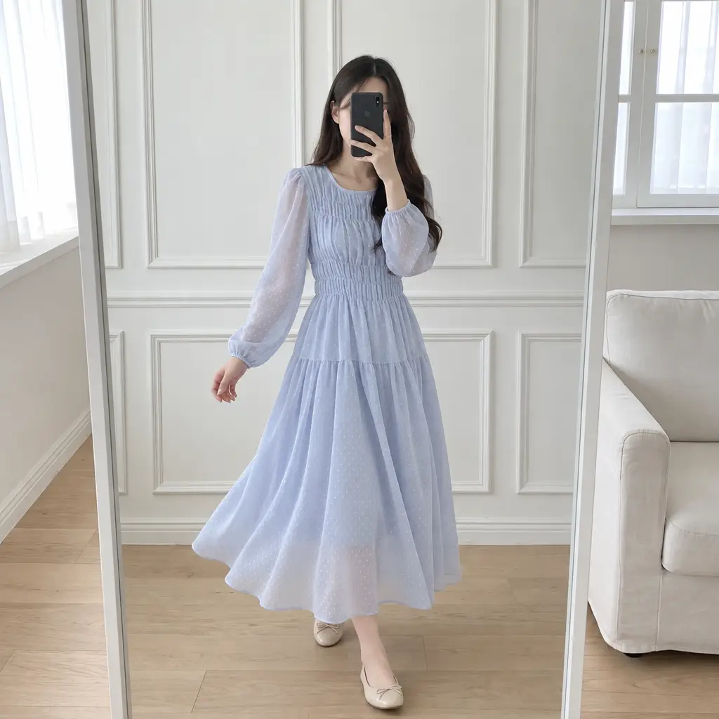 Mellow Dot Dress - 멜로우 도트 원피스