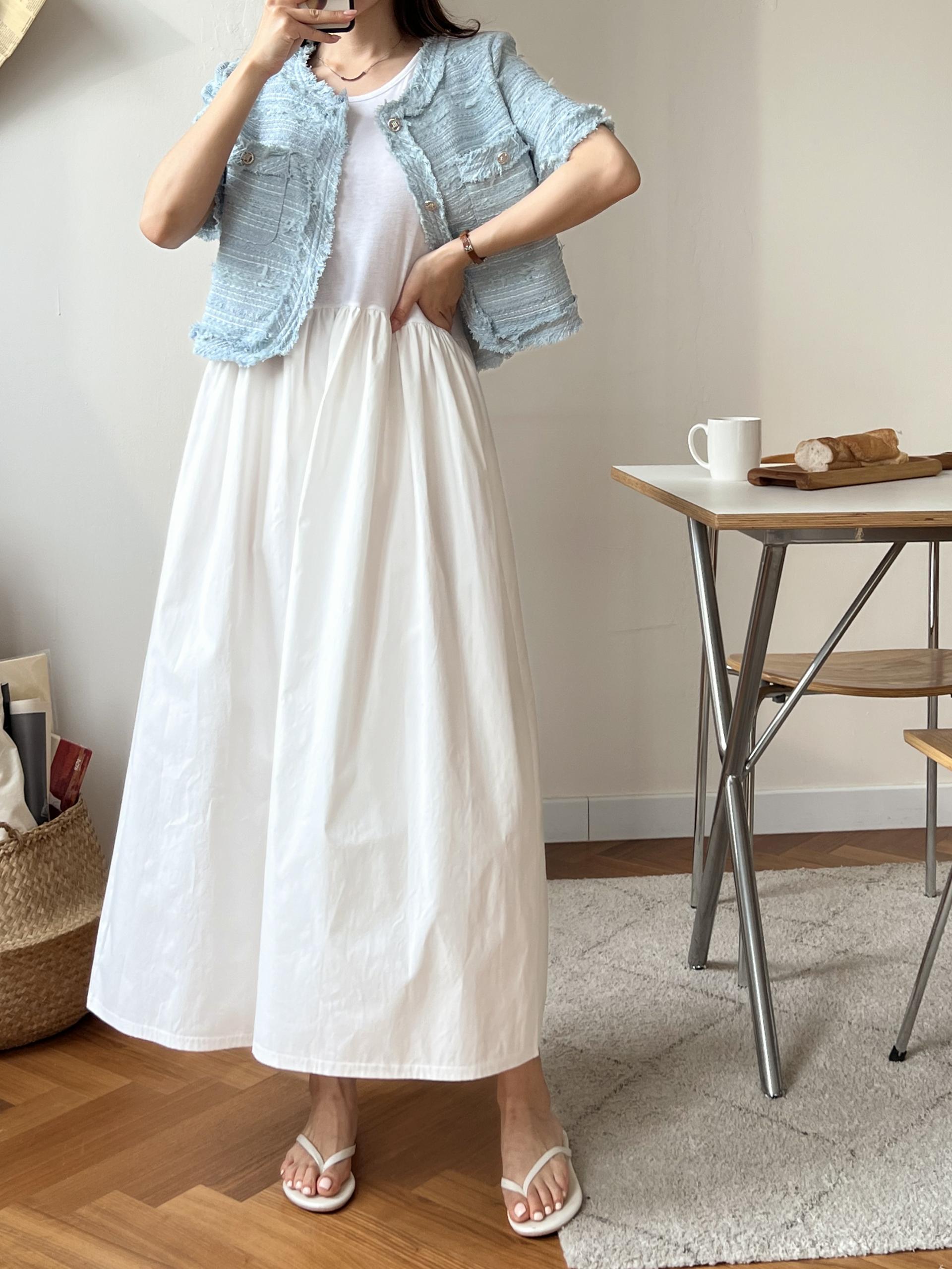 Simple Grace A-Line Maxi Dress - 심플 그레이스 A라인 맥시 원피스