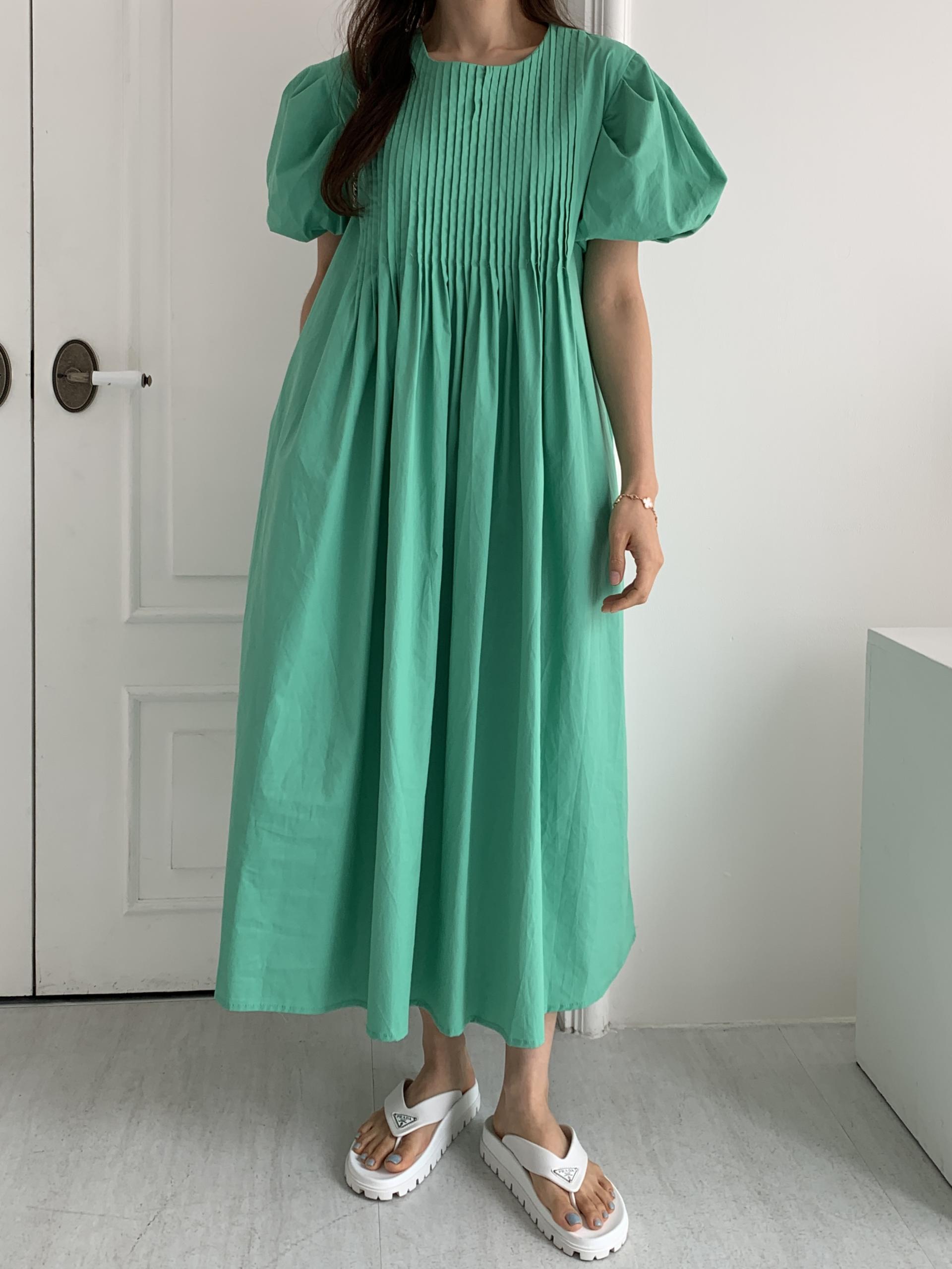 소피 핀턱 퍼프 드레스 - Sophie Pintuck Puff Dress