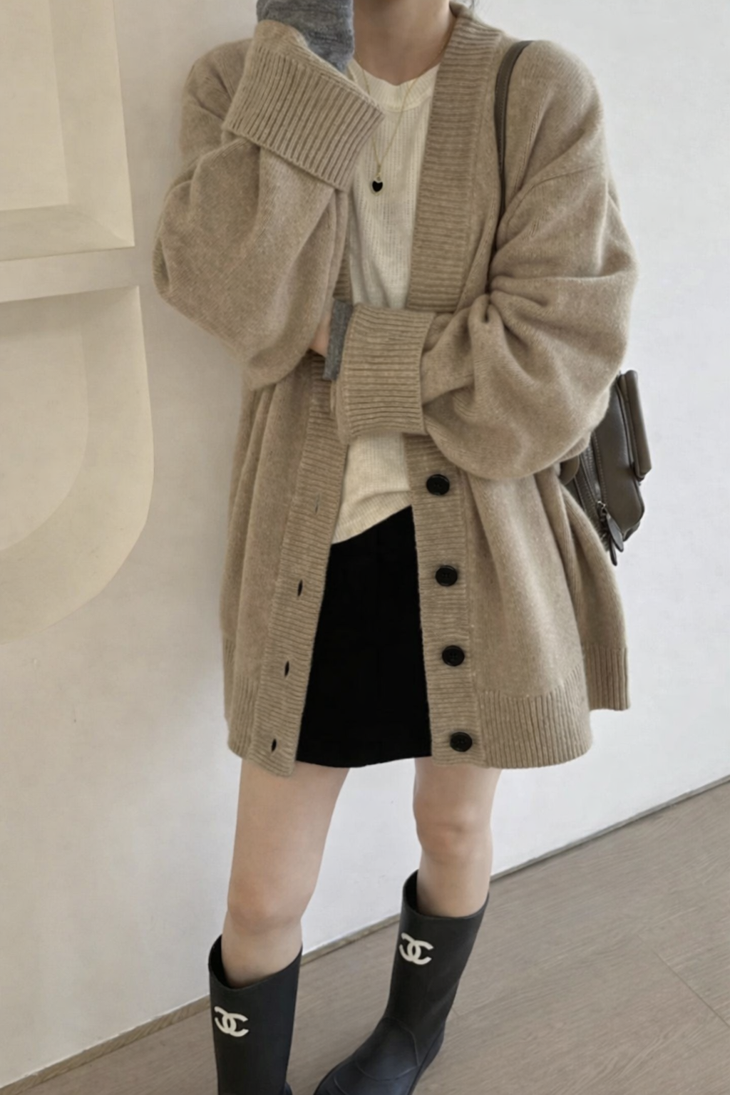 Mild Day Knit Cardigan - 마일드 데이 니트 가디건