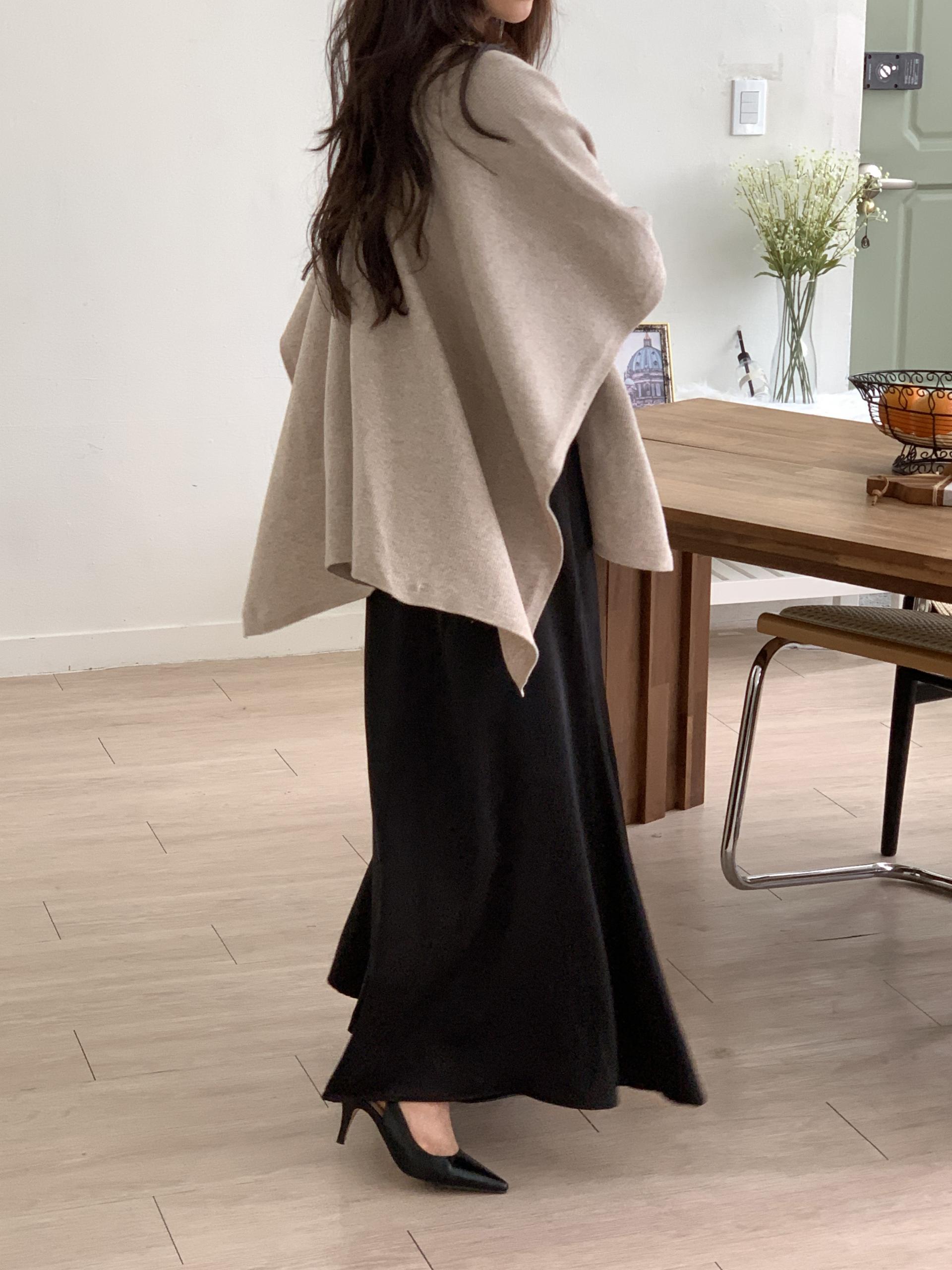 Soft Draped Shawl Cardigan - 소프트 드레이프 숄 가디건