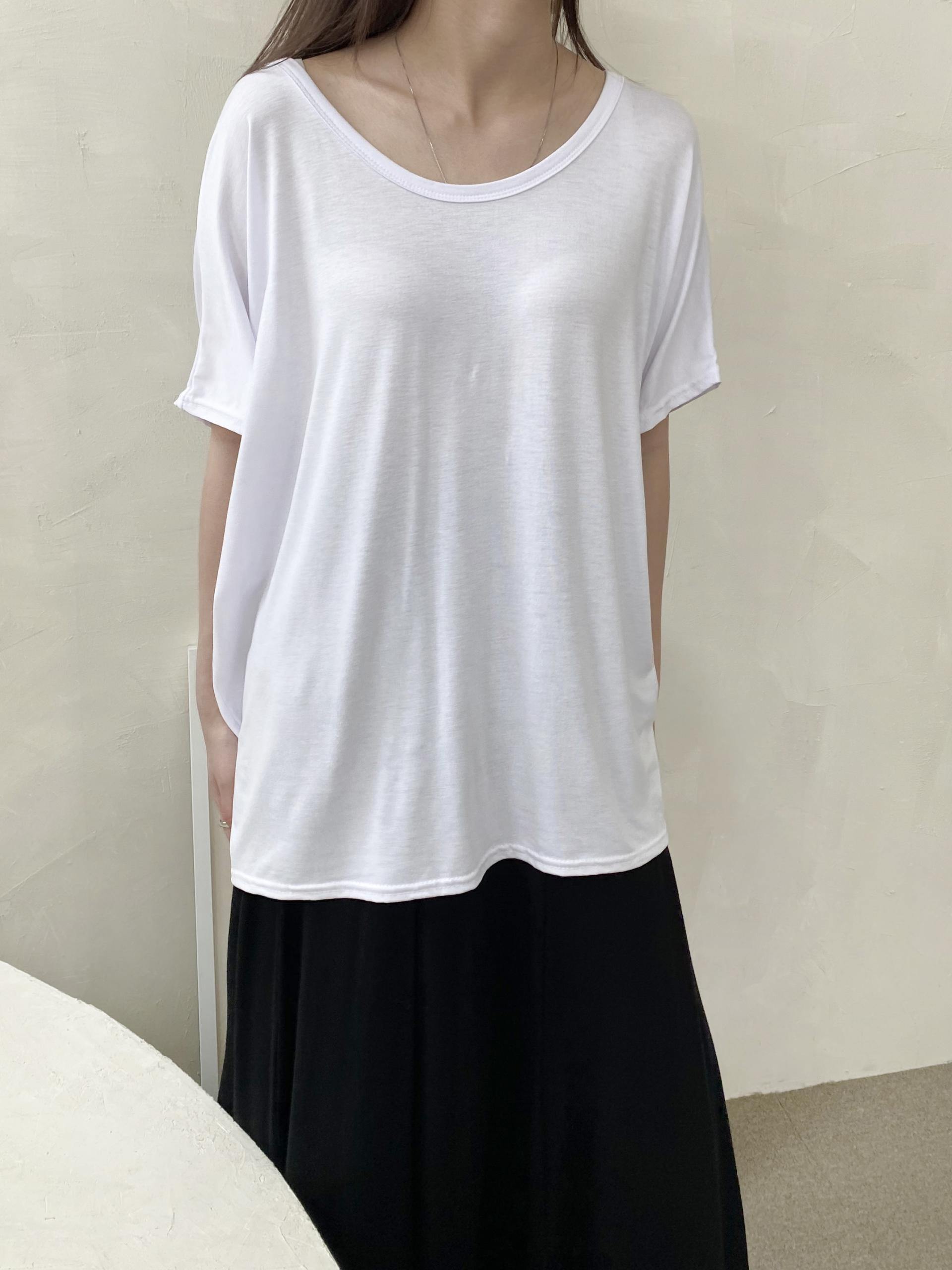 Airy Crossback Lounge Tee - 에어리 크로스백 라운지 티