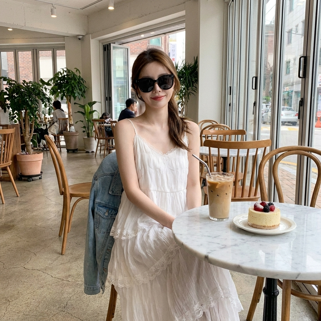 Puffy Long Dress - 퍼피 롱 드레스 (1+1 SALE)