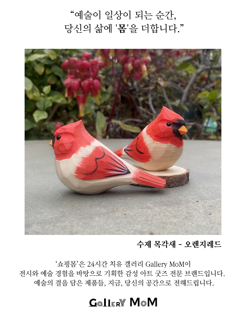 [쇼핑몸] 수제 목각새 | 목재 조각상 | 인테리어 소품 |미니 새 피규어 | 나무새 | 조각상 | 수공예 우드 소품 | 수제 나무새 | 수제 나무 조각상