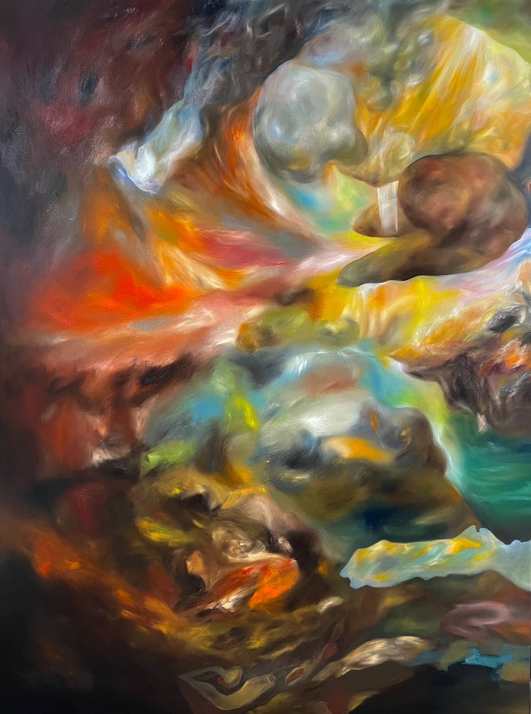 [한수연] Redemptio 1, 130.3x97cm, 캔버스 위 유화, 2024