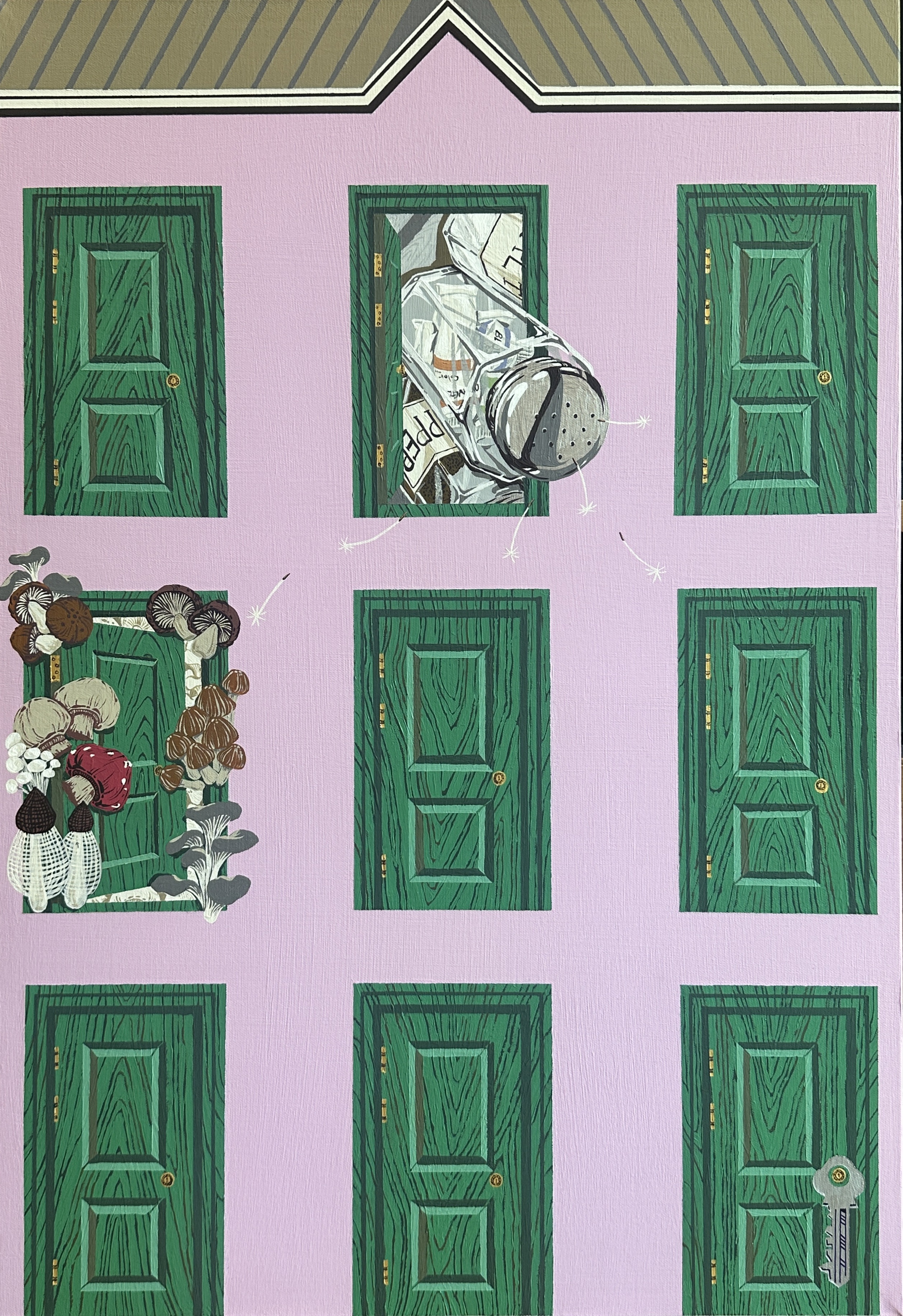 [전유리] In the kitchen_72.7x50cm, Acrylic on canvas, 2026