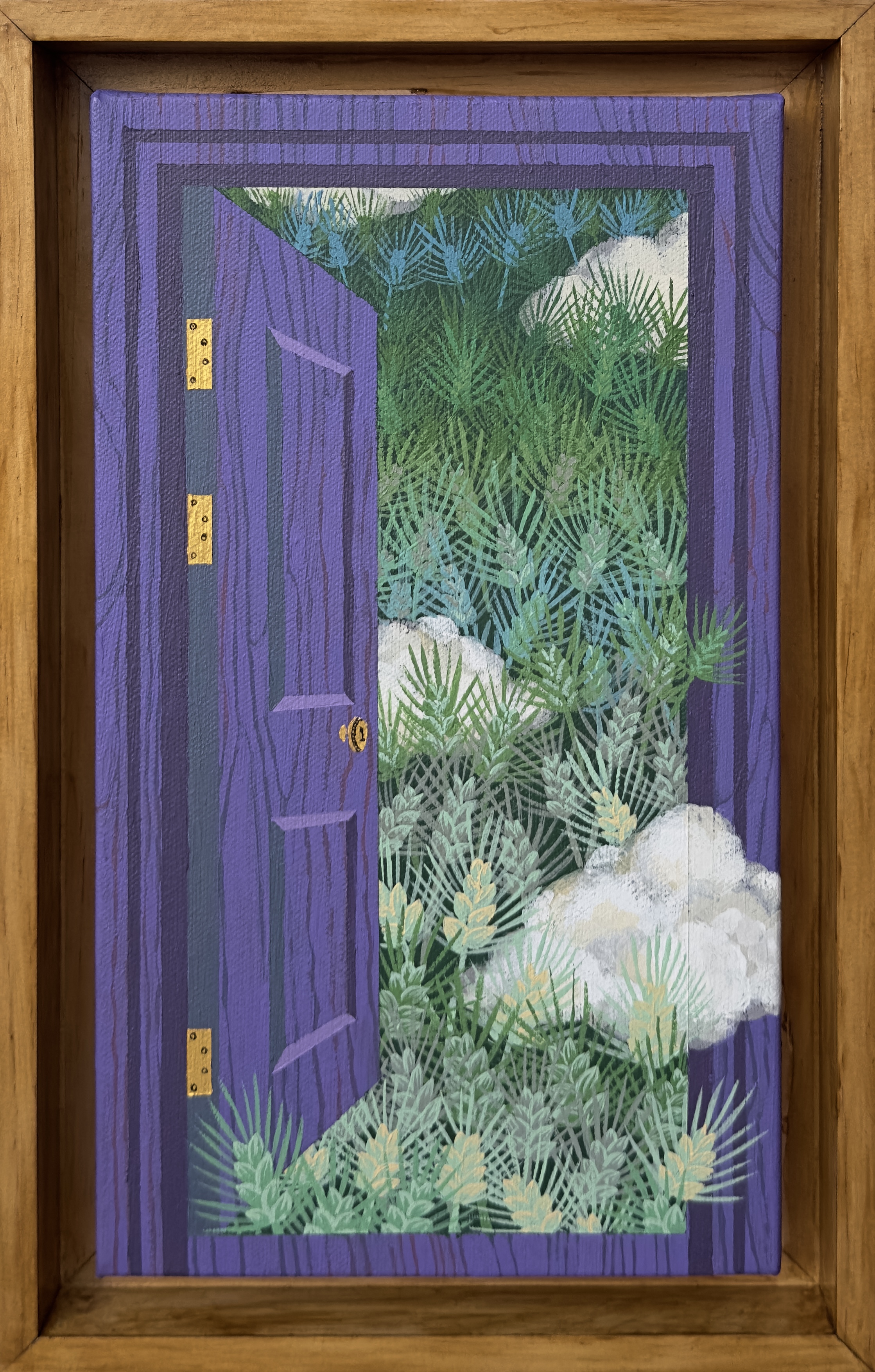 [전유리] Letter, 27X16cm, Acrylic on canvas, 2025