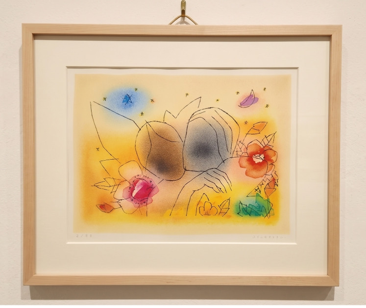 [전후연] LOVE (kiss), 37.4X52.0 cm, 2022