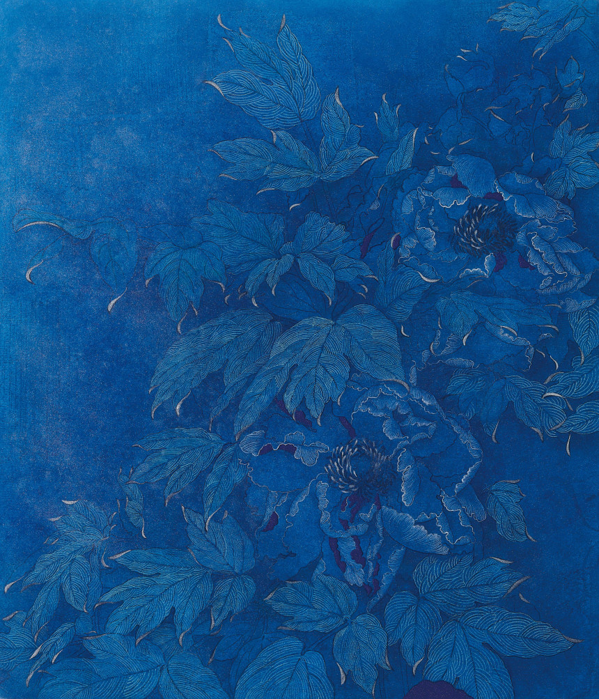 [서효진] 여정 II, 62 x 72cm, 순지 삼채지에 수간채색 Enamel, 2026