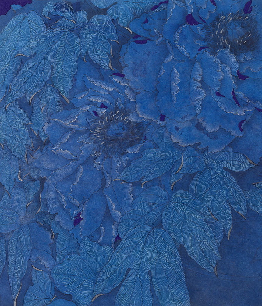 [서효진] 여정 I, 62 x 72cm, 순지 삼채지에 수간채색 Enamel, 2026