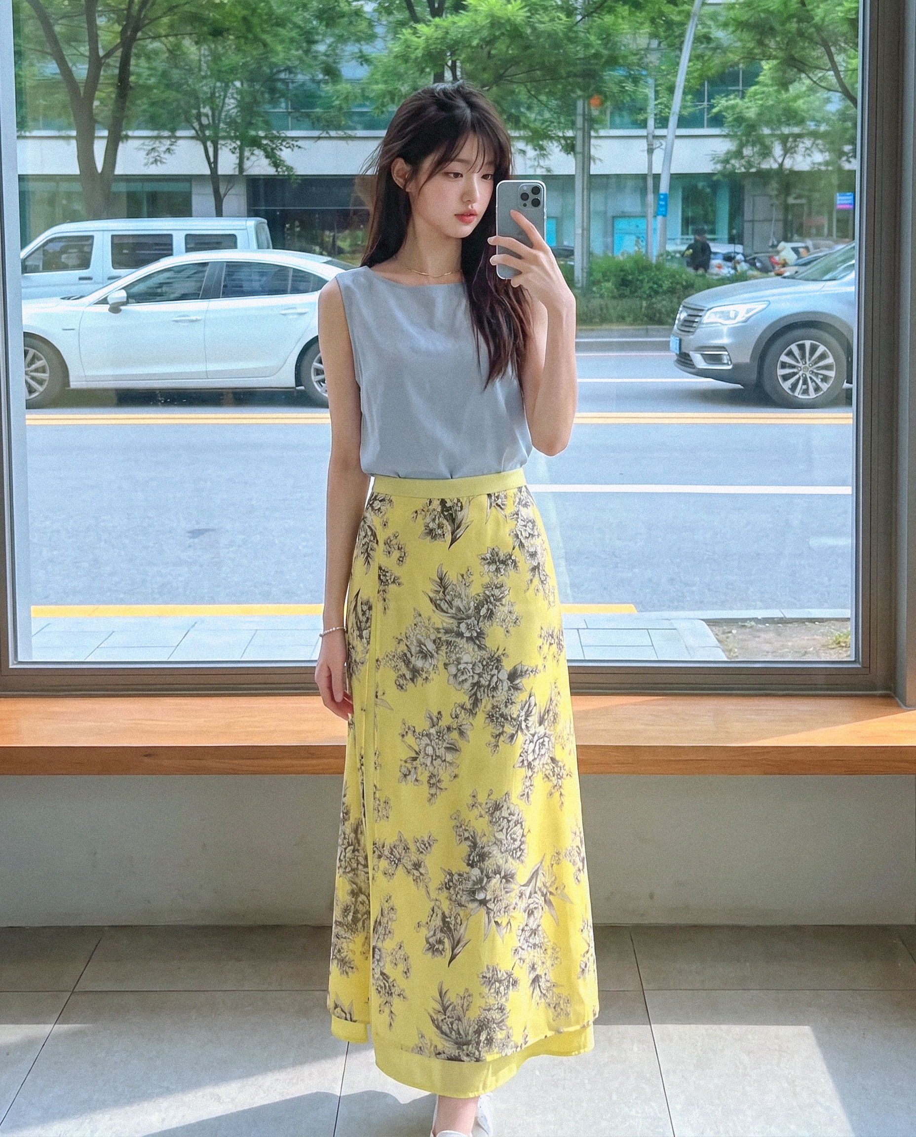 자르뎅 레이어 스커트