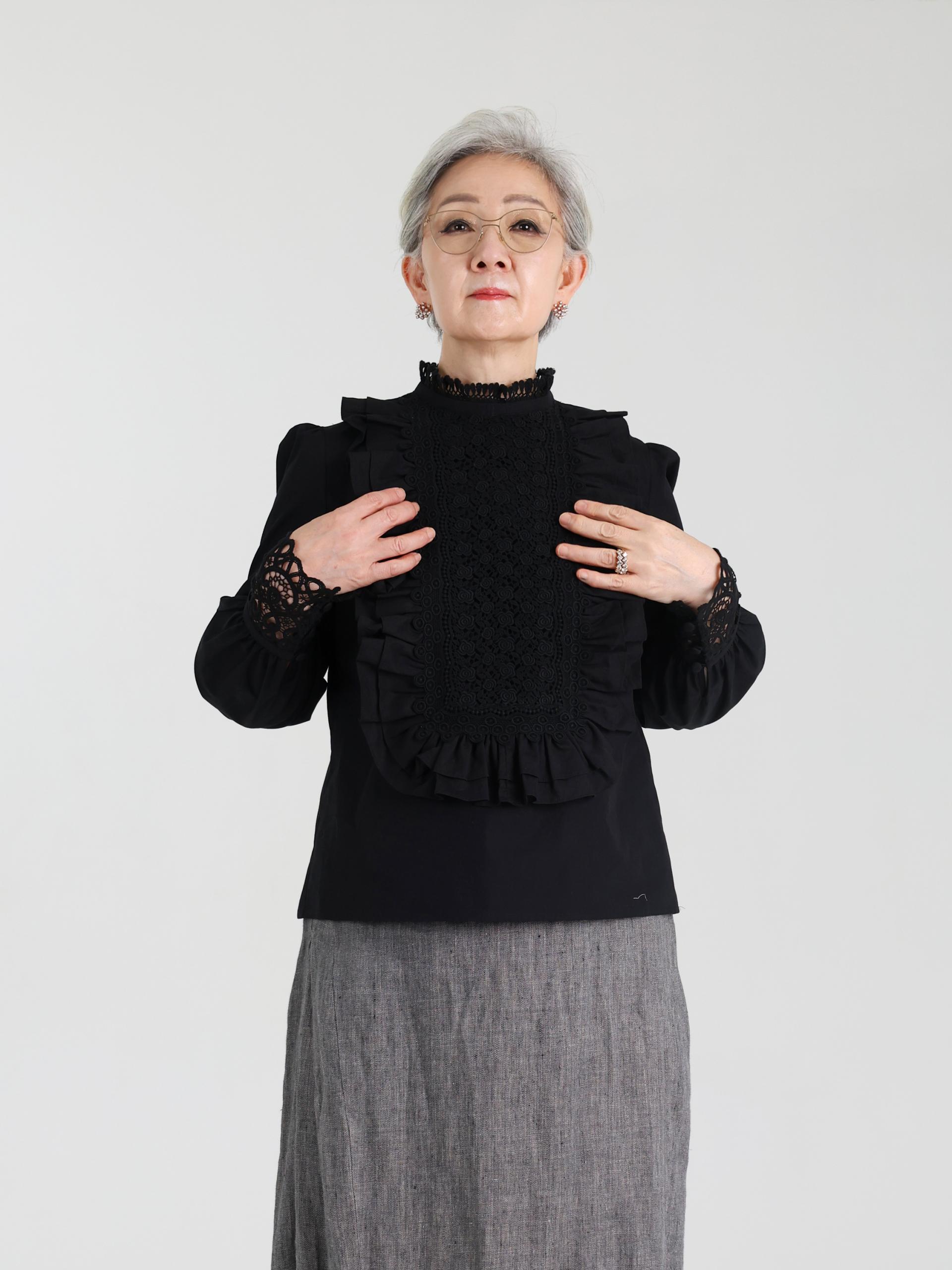 Lace Elle Blouse (레이스 엘르 블라우스) 2색