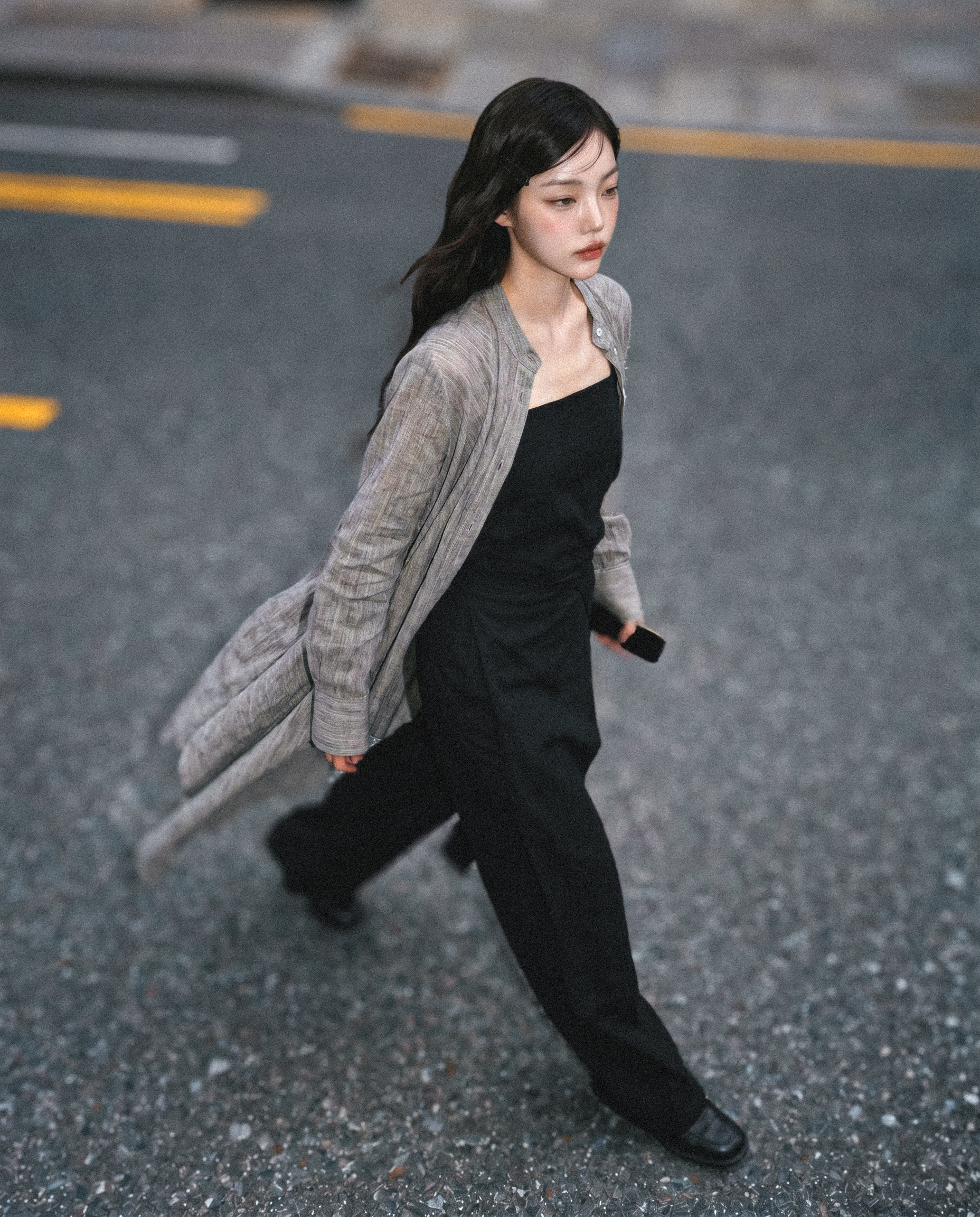 린넨 드레이프 셔츠 / 2색