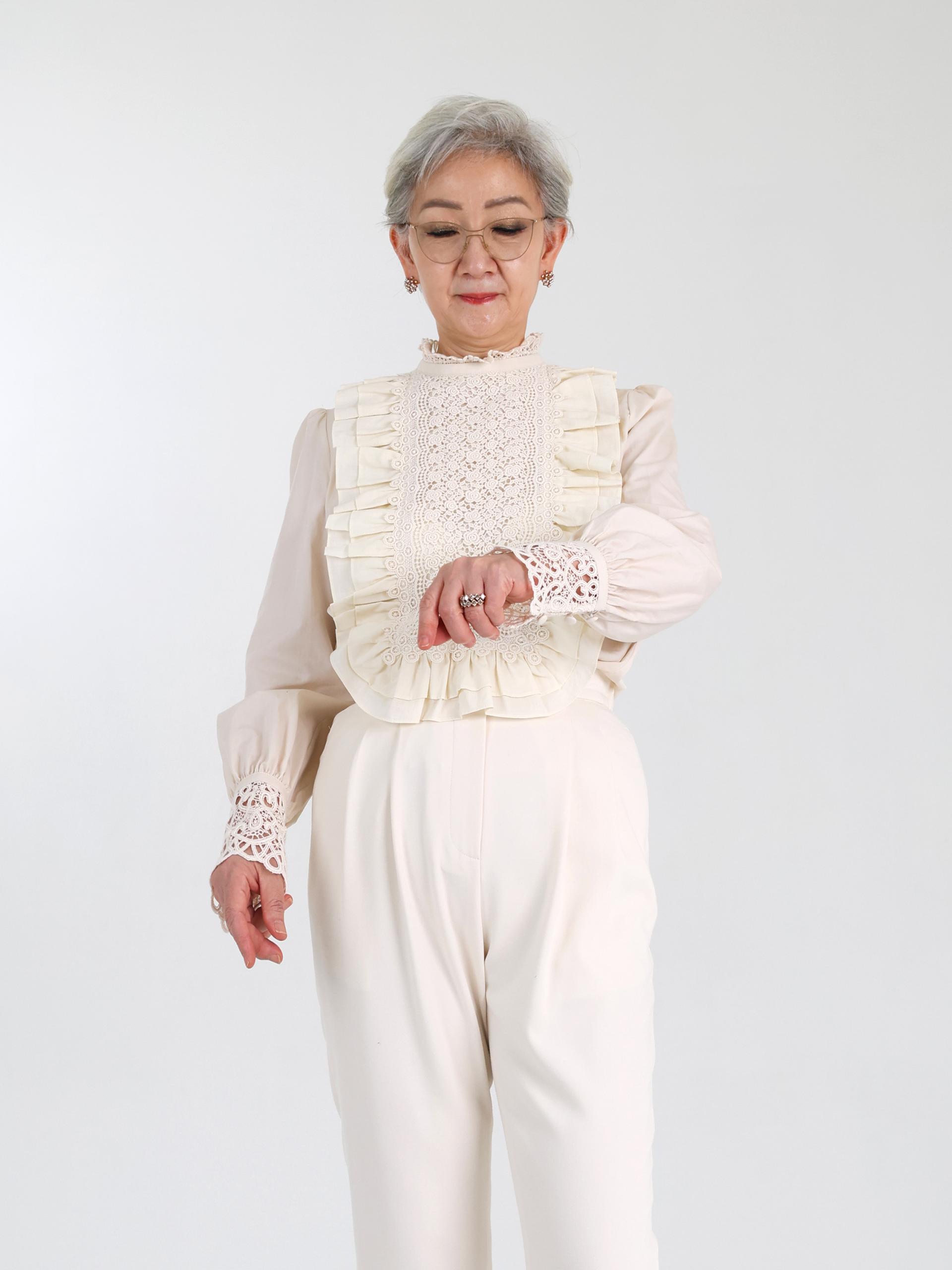Lace Elle Blouse (레이스 엘르 블라우스) 2색