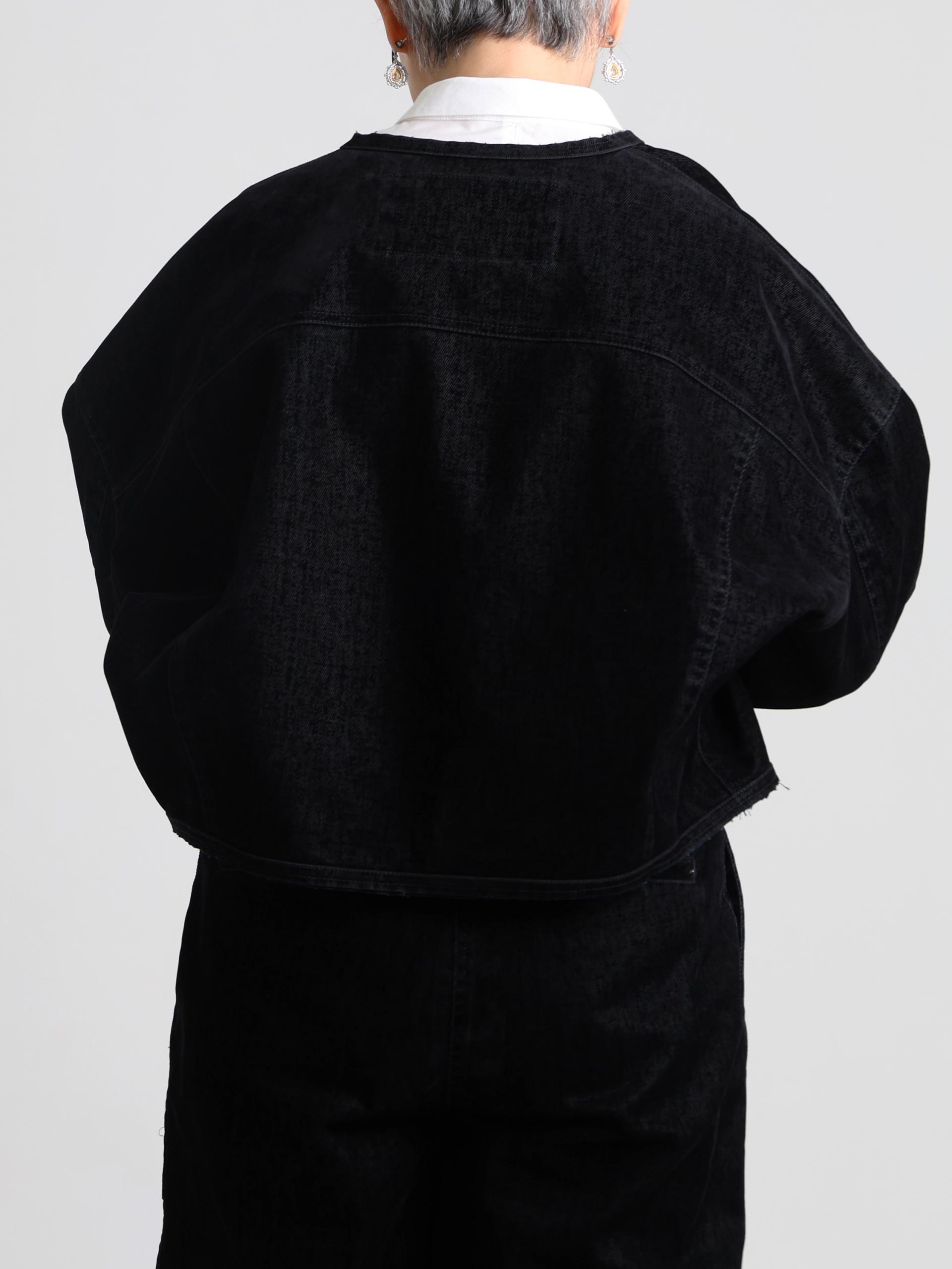Vintage Air Jacket — Velvet Denim Ver. (빈티지 에어 자켓 · 벨벳진)