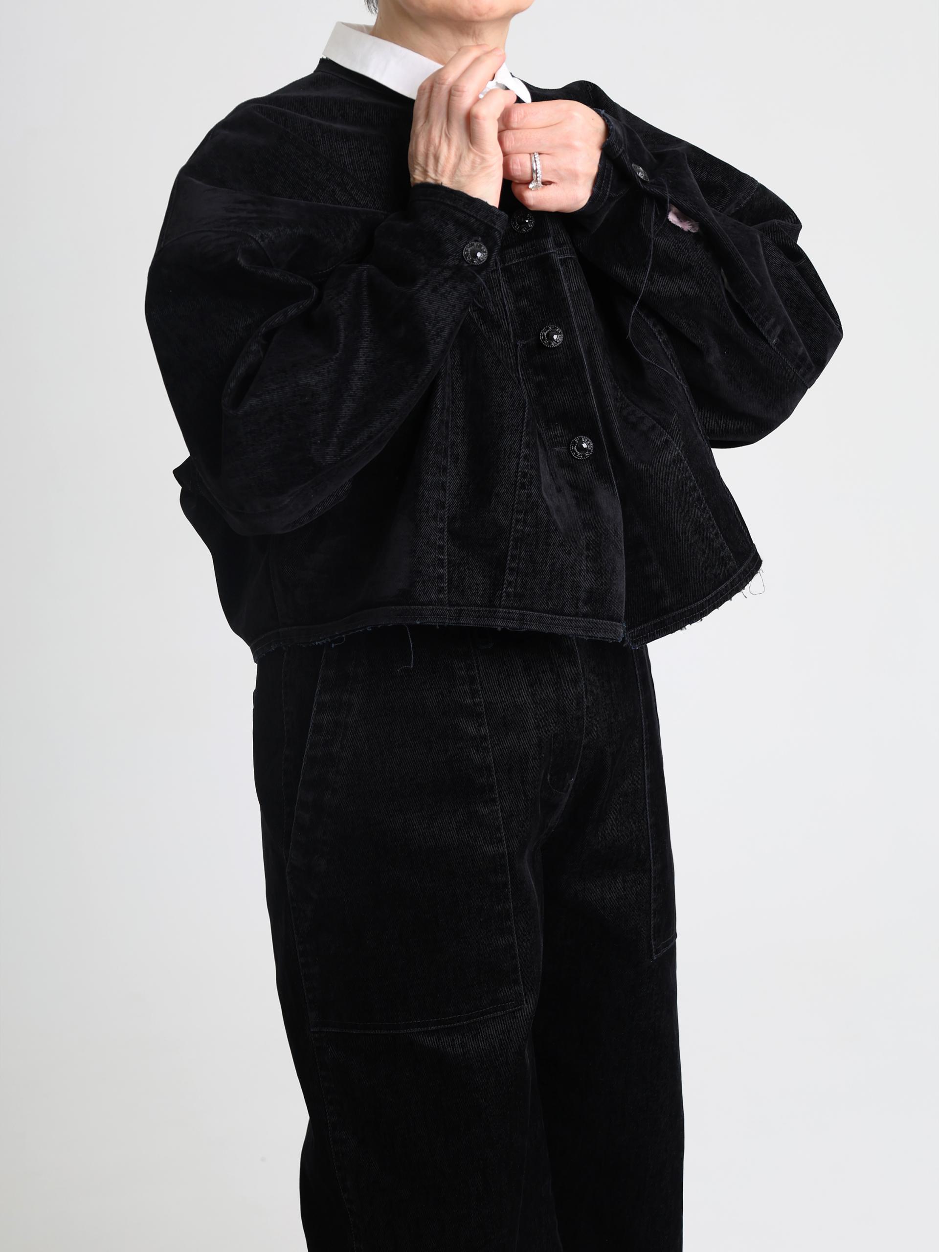Vintage Air Jacket — Velvet Denim Ver. (빈티지 에어 자켓 · 벨벳진)