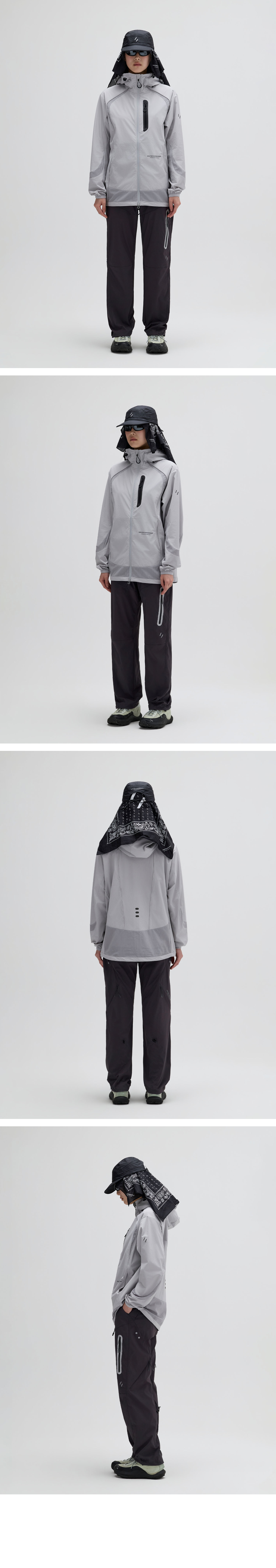 VEO FLEXABLE WINDBREAKER_LIGHT GRAY_WOL075
