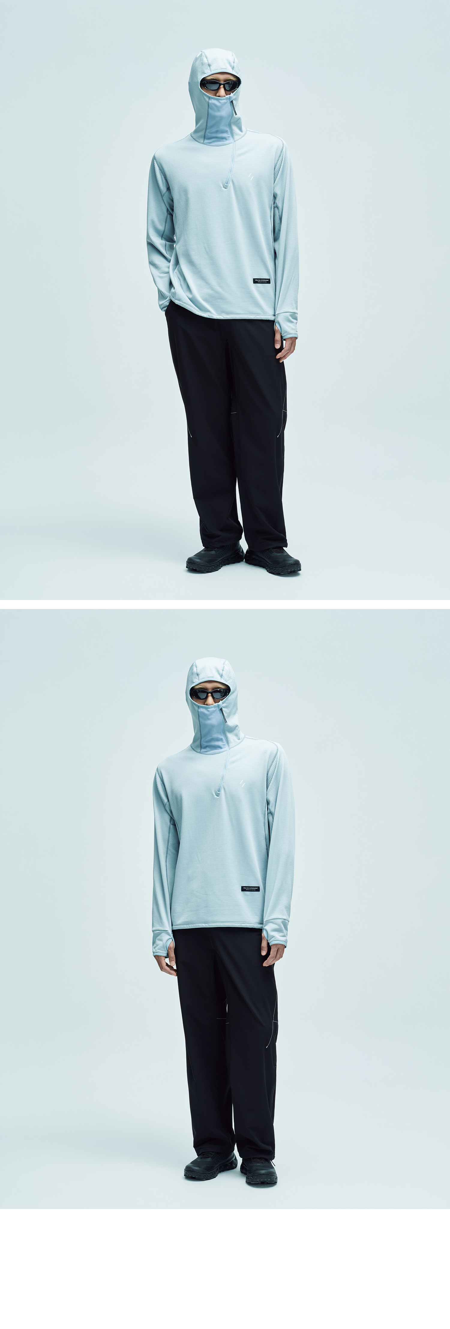 Thermosquare Fleece Trail Hoodie Sky Blue