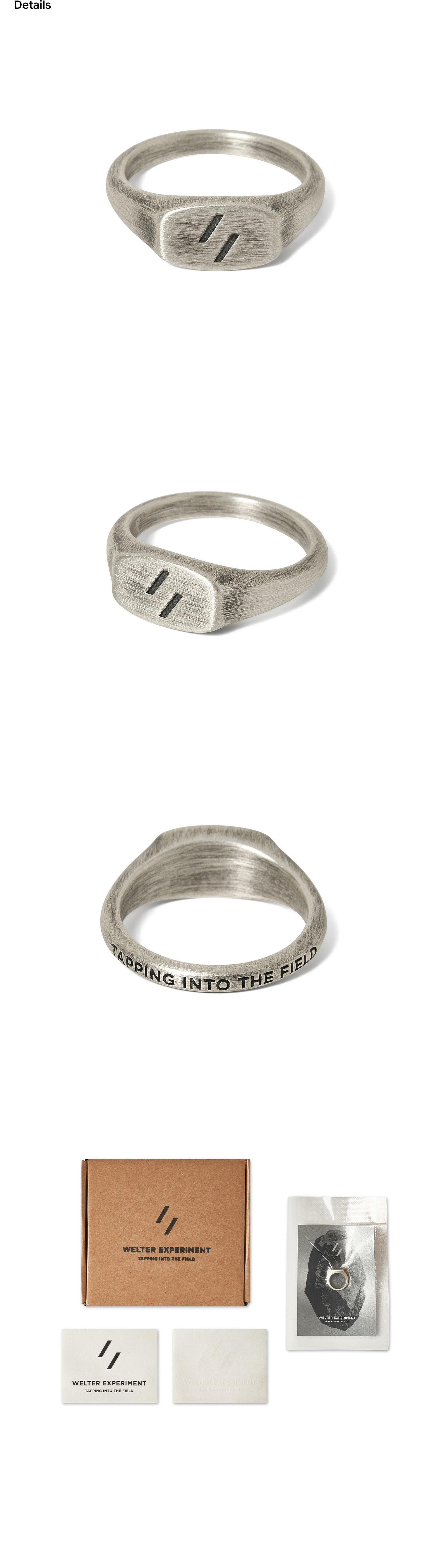 [Pre-Order]WELTER EXPERIMENT T.I.T.F Ring