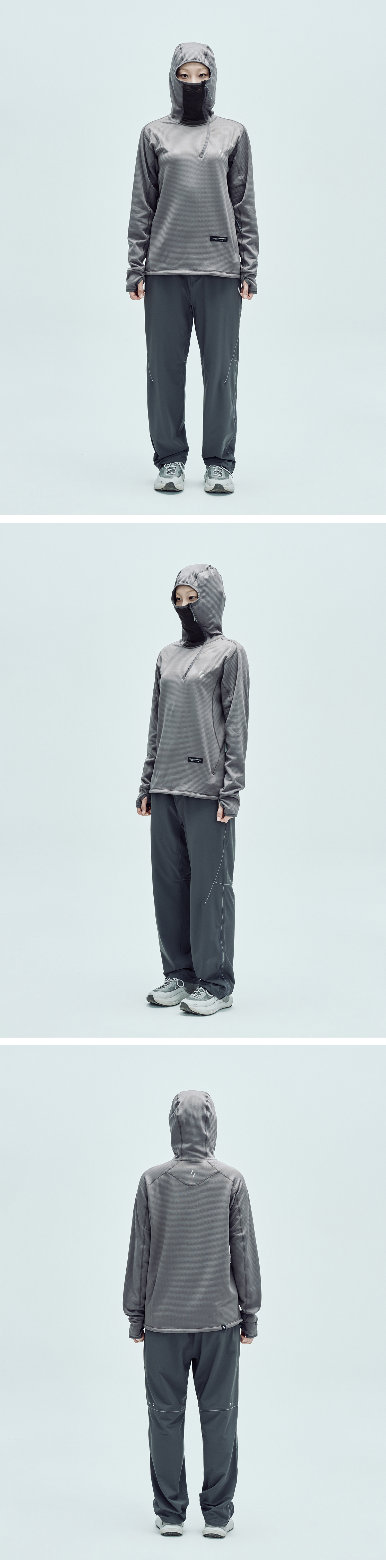 Thermosquare Fleece Trail Hoodie Grayish Purple