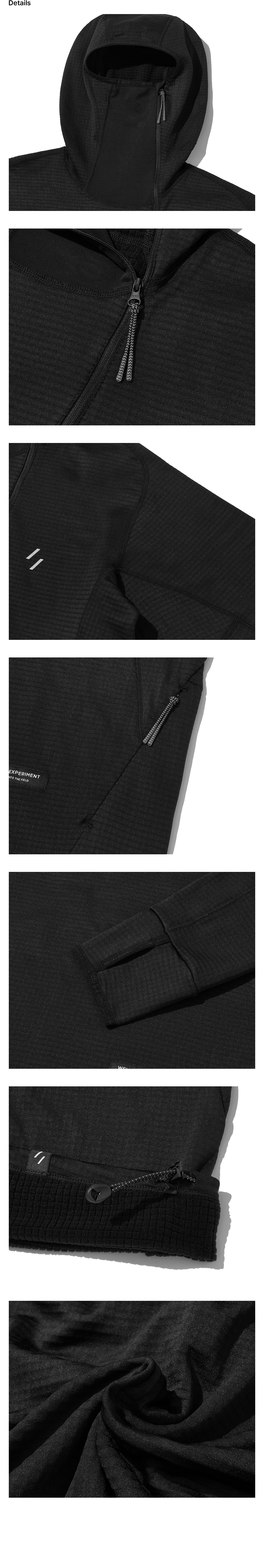 Thermosquare Fleece Trail Hoodie Black