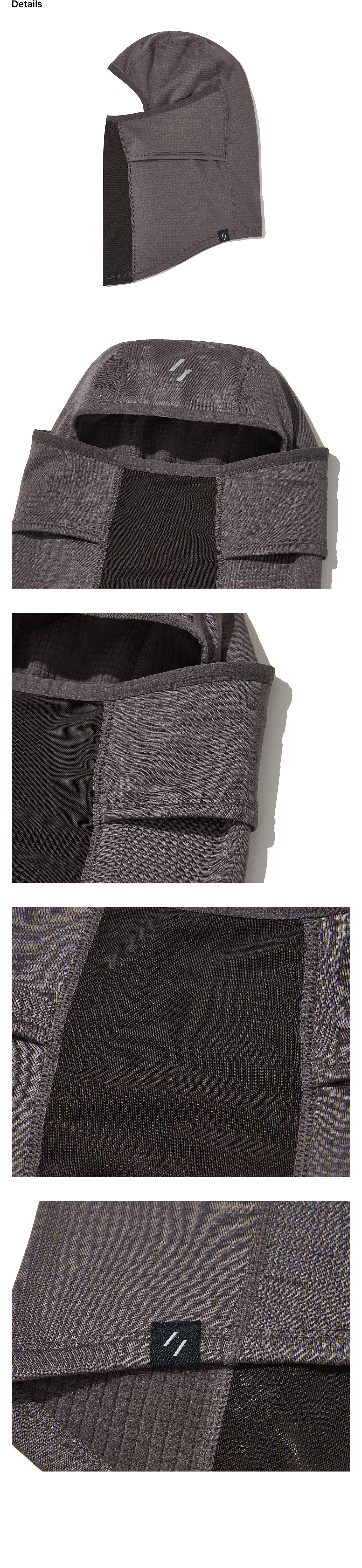 Thermosquare Fleece Balaclava Grayish Purple