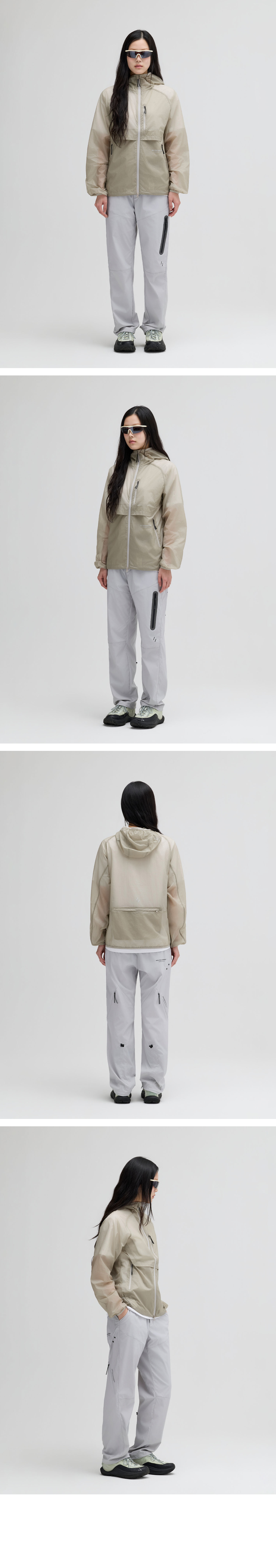 NIMBUS AEROPACK WINDBREAKER_LIGHT GRAY