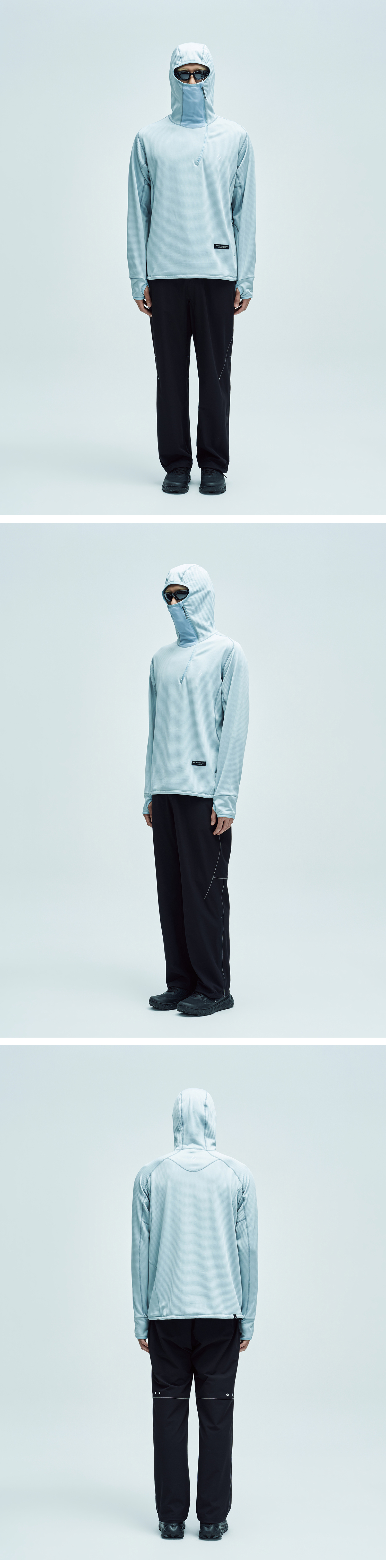 Thermosquare Fleece Trail Hoodie Sky Blue